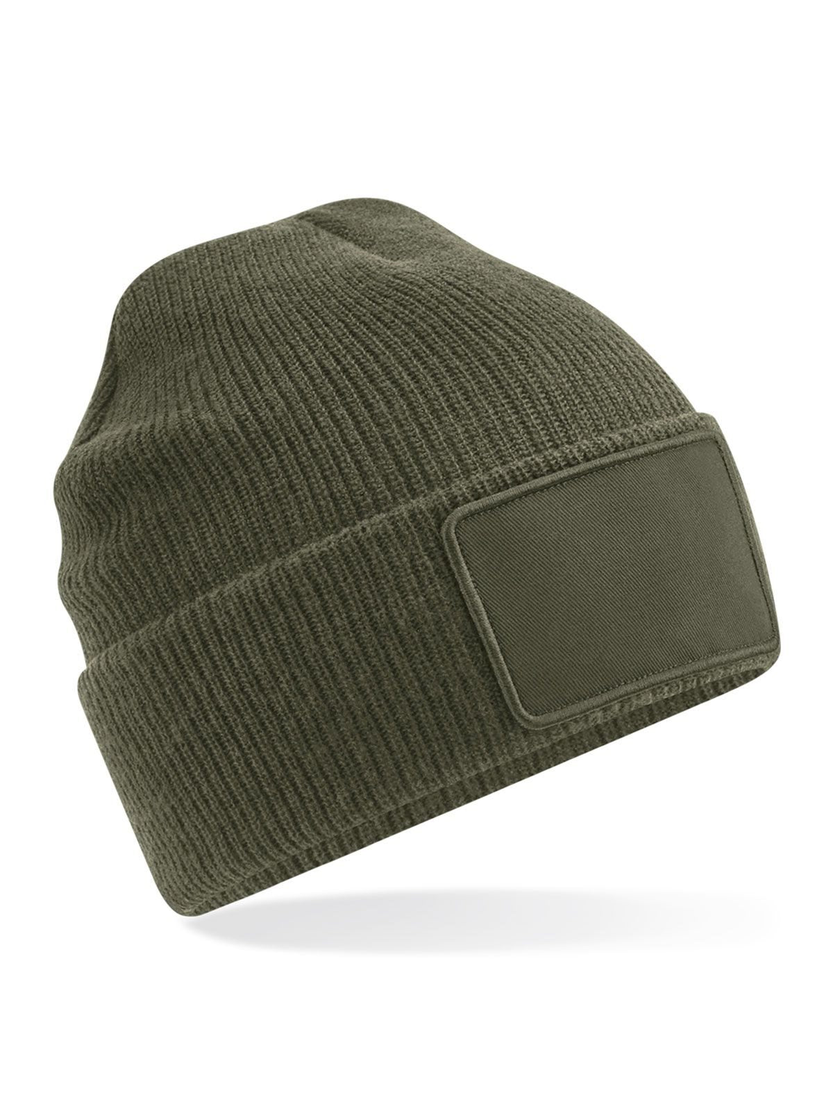 Beanies Removable Patch Thinsulate Beanie military green bestickbar und bedruckbar – LA1970