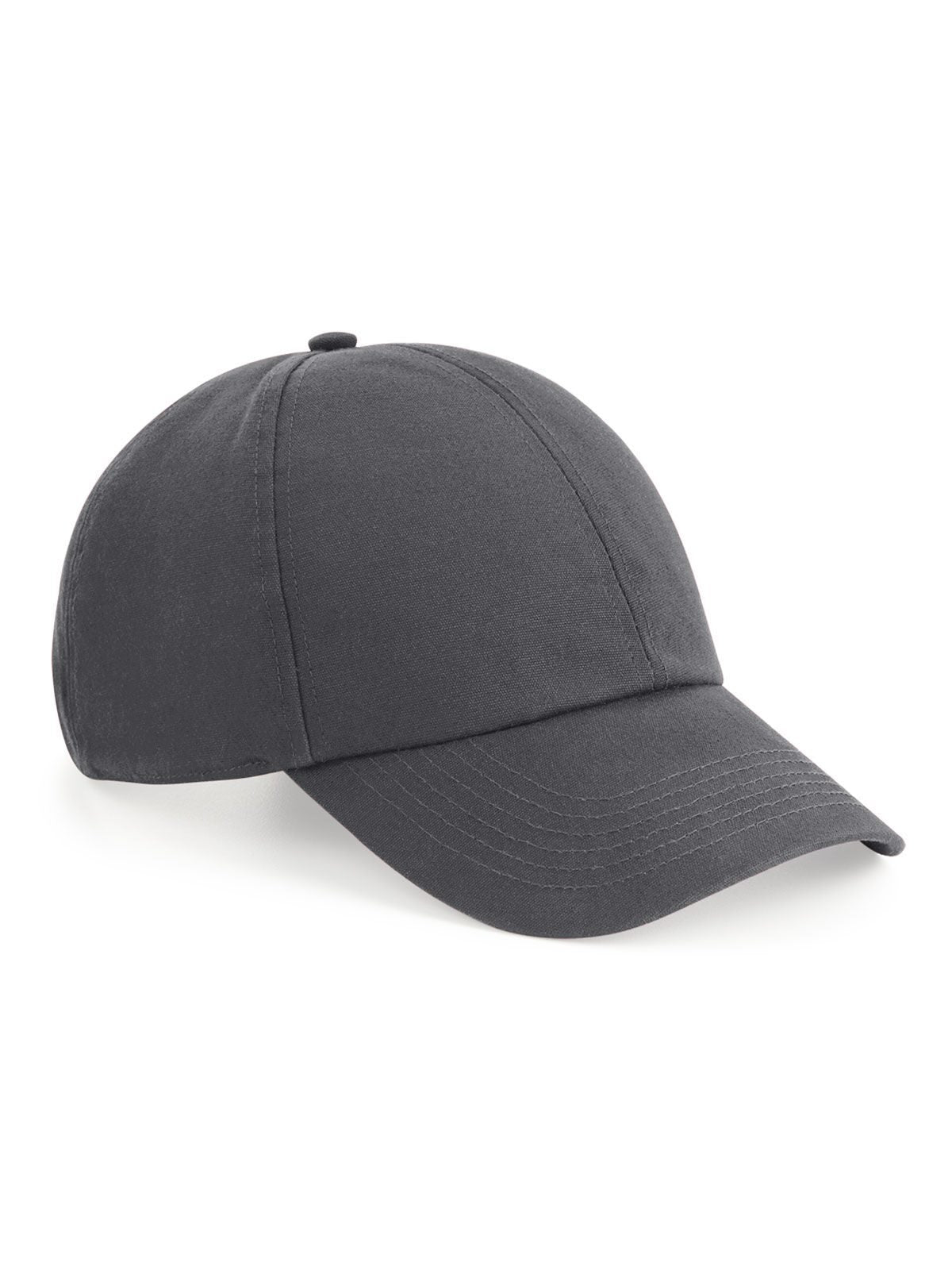 Baseball Caps Organic Cotton 6 Panel Cap graphite Grau bestickbar und bedruckbar – LA1970