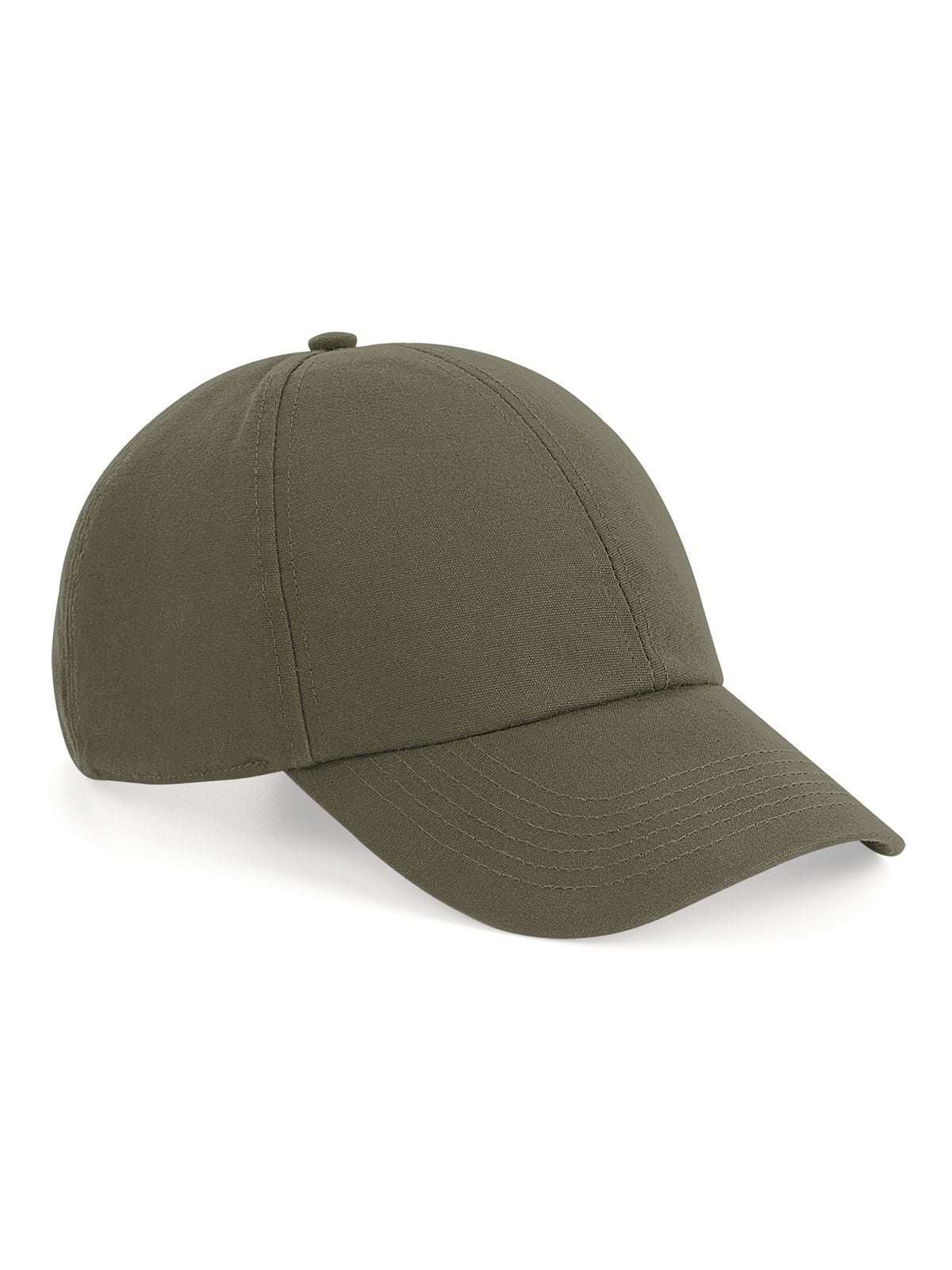 Baseball Caps Organic Cotton 6 Panel Cap olive green bestickbar und bedruckbar – LA1970