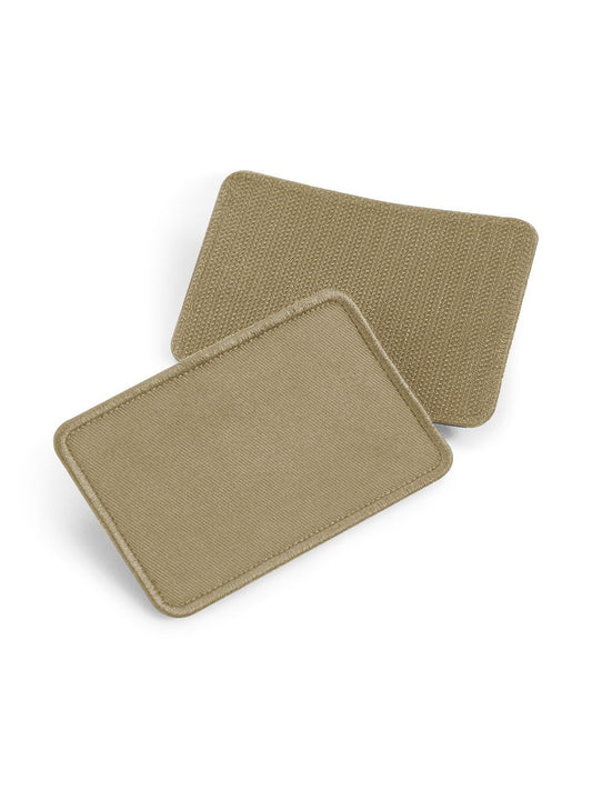 Cotton Removable Patch Herren Zubehör – Beechfield – Farbe desert sand – individuell veredelbar