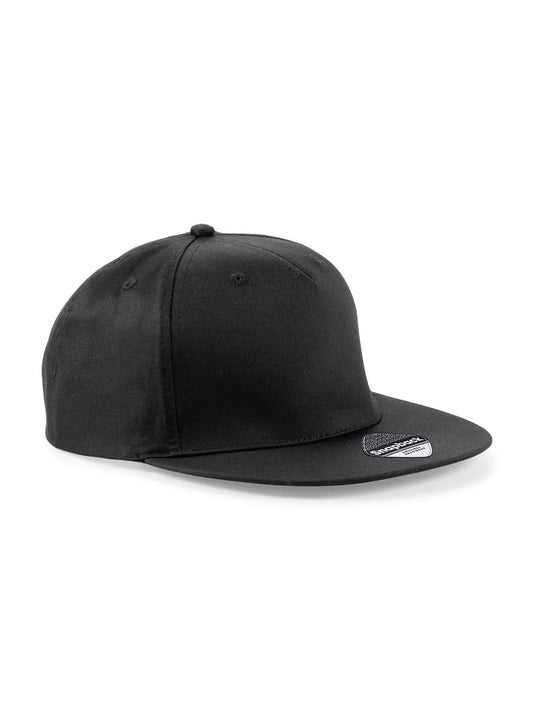 Trucker Caps 5 Panel Snapback Rapper Cap Schwarz bestickbar und bedruckbar – LA1970
