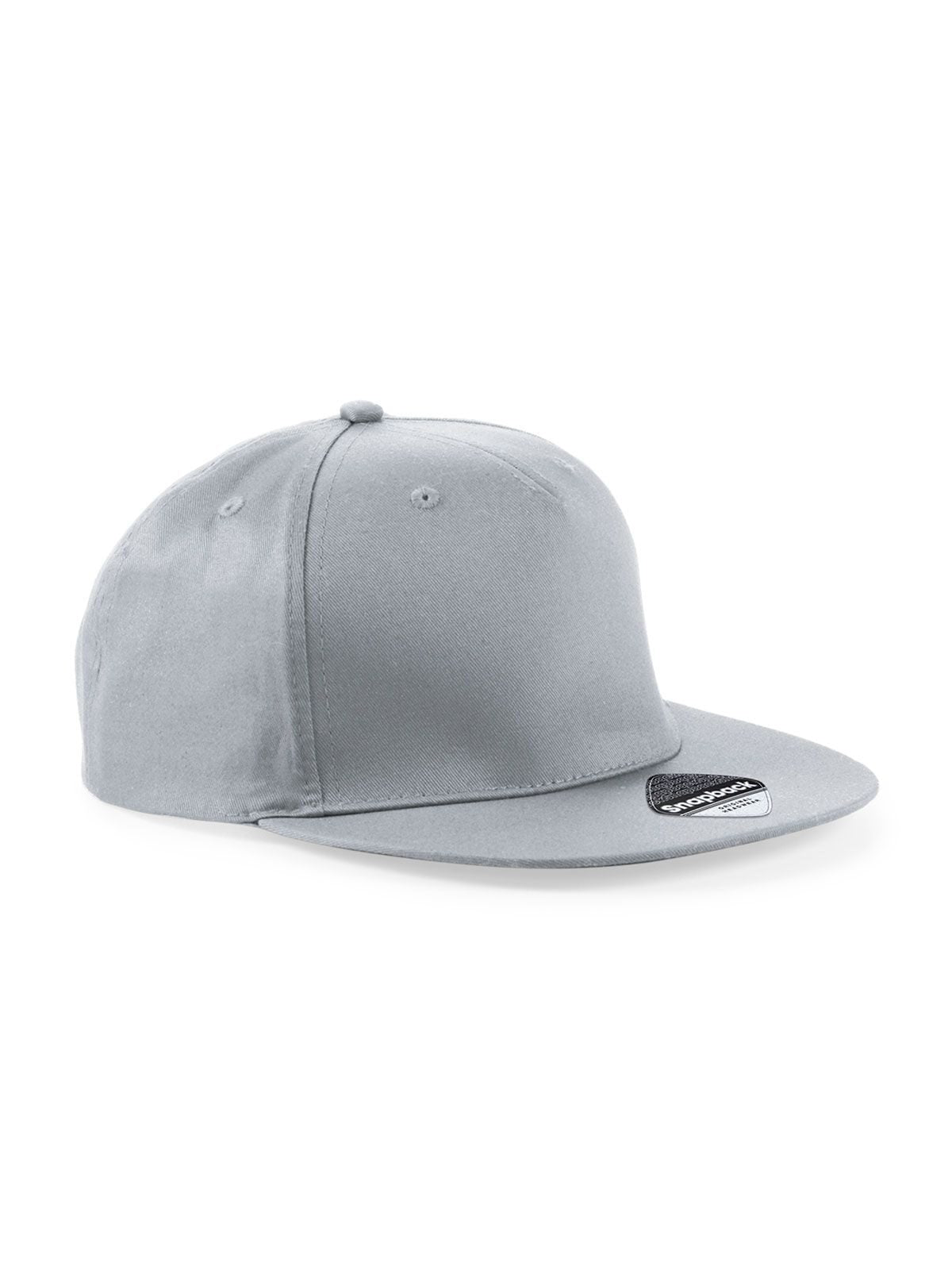 Trucker Caps 5 Panel Snapback Rapper Cap Hellgrau bestickbar und bedruckbar – LA1970
