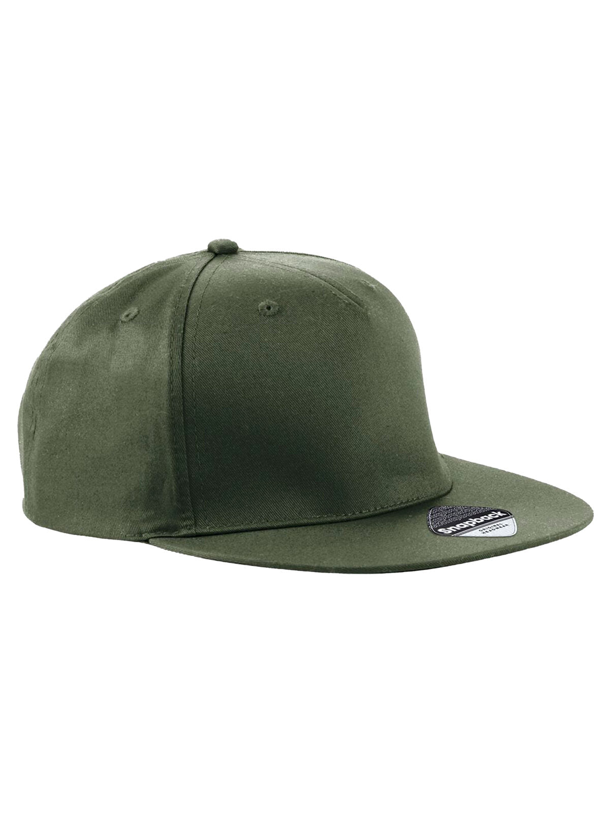 Trucker Caps 5 Panel Snapback Rapper Cap olive green bestickbar und bedruckbar – LA1970
