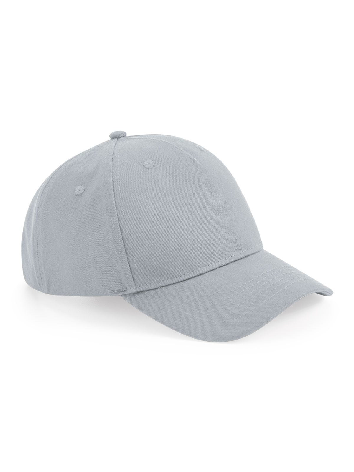 Baseball Caps Cappellino a 5 pannelli in cotone biologico Hellgrau bestickbar und bedruckbar – LA1970