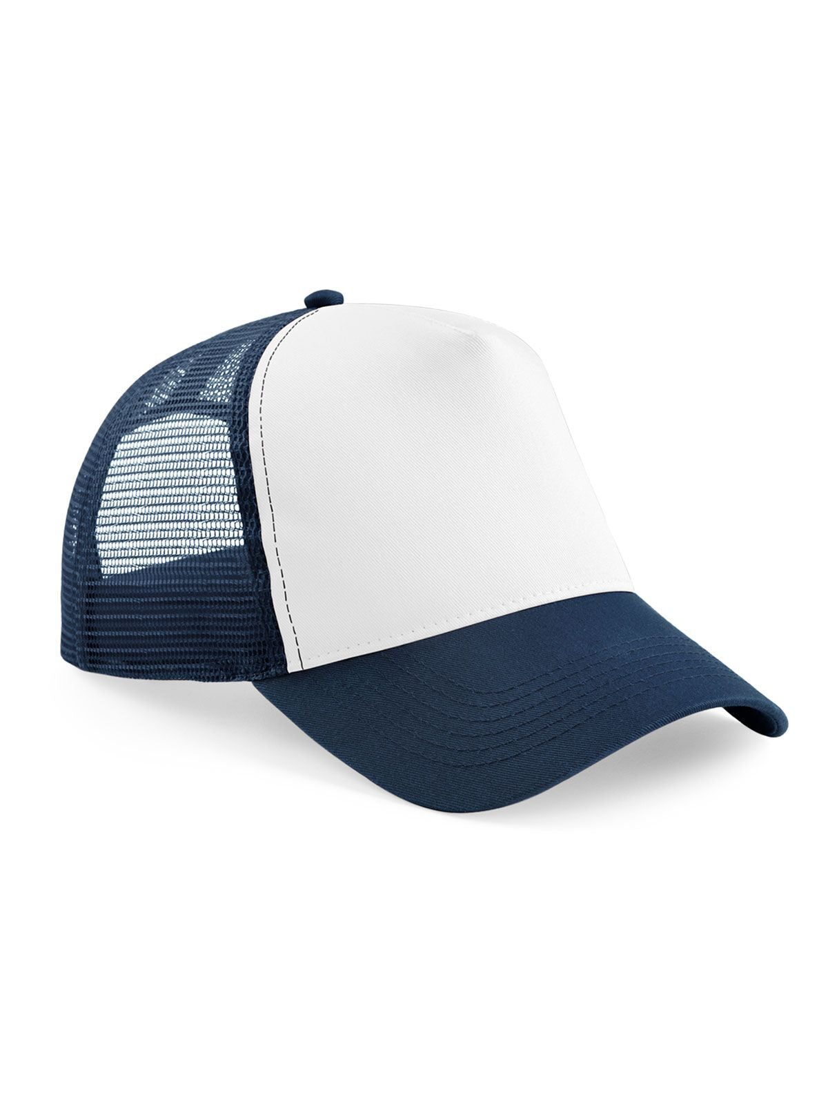 Trucker Caps Junior Snapback Trucker french Marineblau/Weiß bestickbar und bedruckbar – LA1970