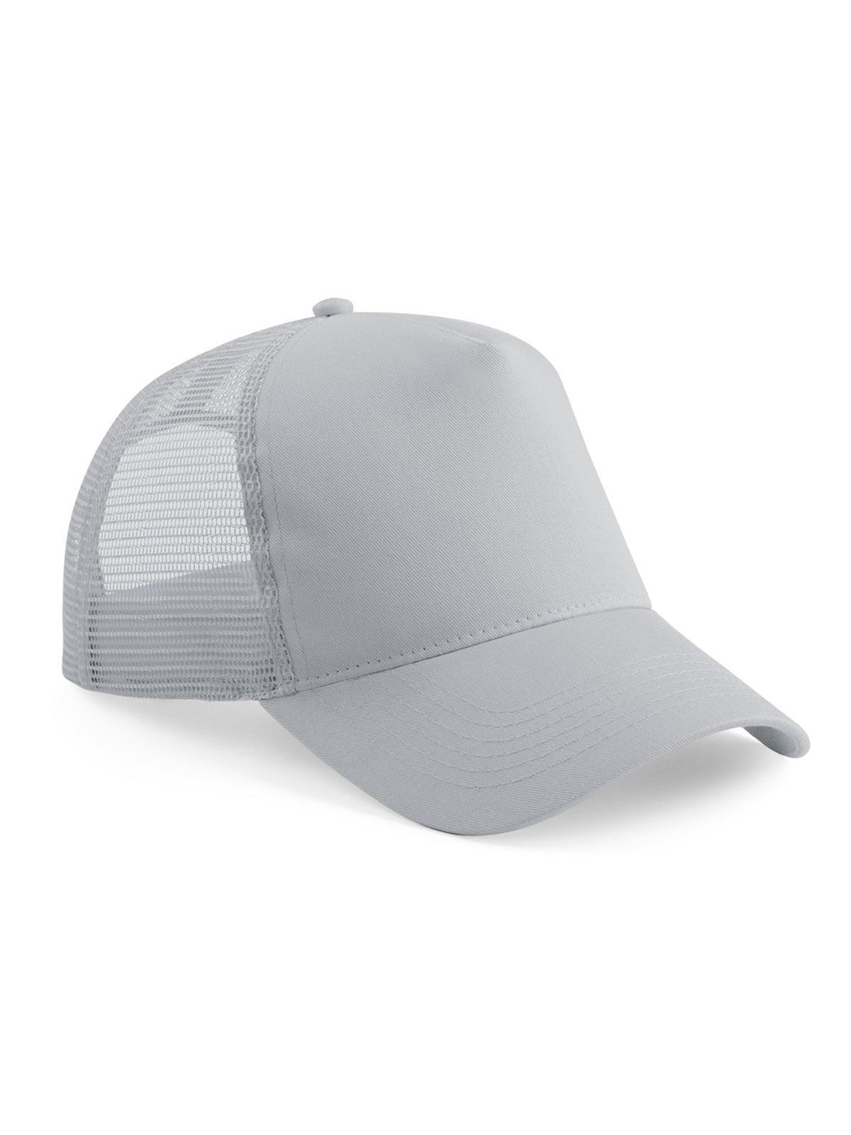 Trucker Caps Junior Snapback Trucker light Grau/light Grau bestickbar und bedruckbar – LA1970