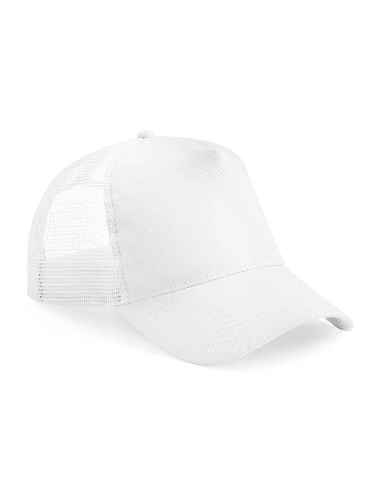 Trucker Caps Junior Snapback Trucker Weiß/Weiß bestickbar und bedruckbar – LA1970