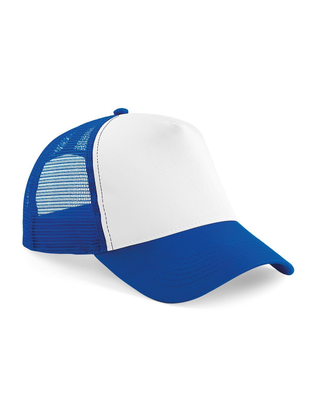 Trucker Caps Snapback Trucker bright Royalblaublau/Weiß bestickbar und bedruckbar – LA1970