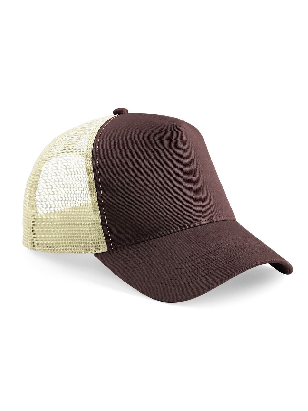 Trucker Caps Snapback Trucker chocolate/caramel bestickbar und bedruckbar – LA1970