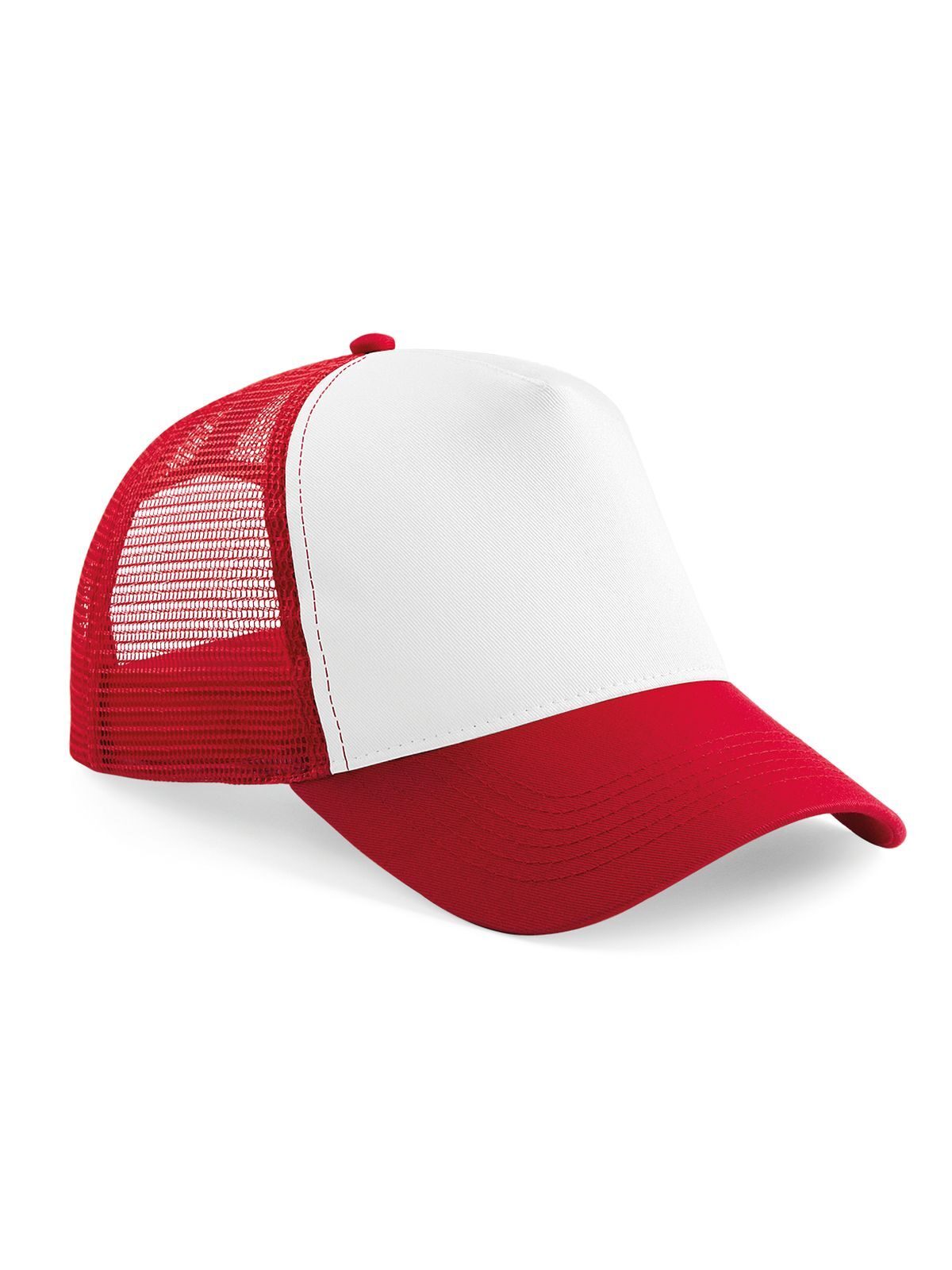 Trucker Caps Snapback Trucker classic Rot/Weiß bestickbar und bedruckbar – LA1970
