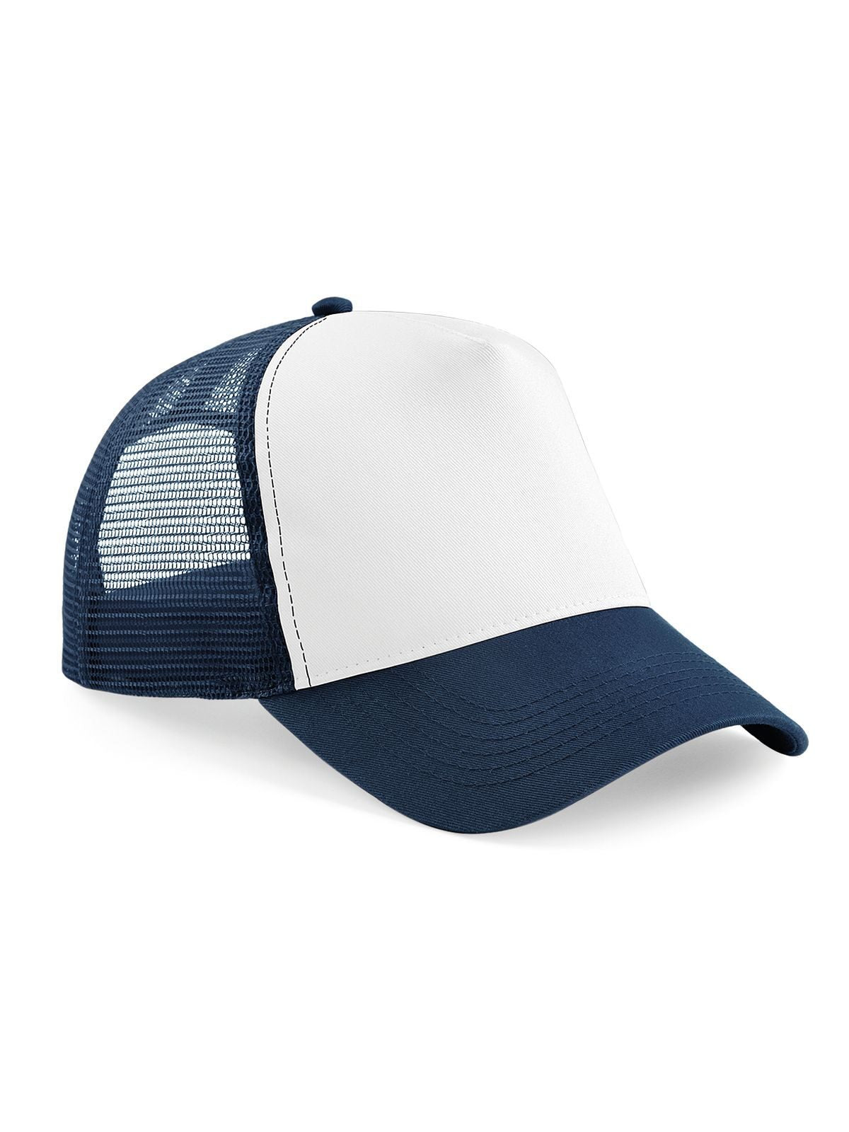 Trucker Caps Snapback Trucker french Marineblau/Weiß bestickbar und bedruckbar – LA1970