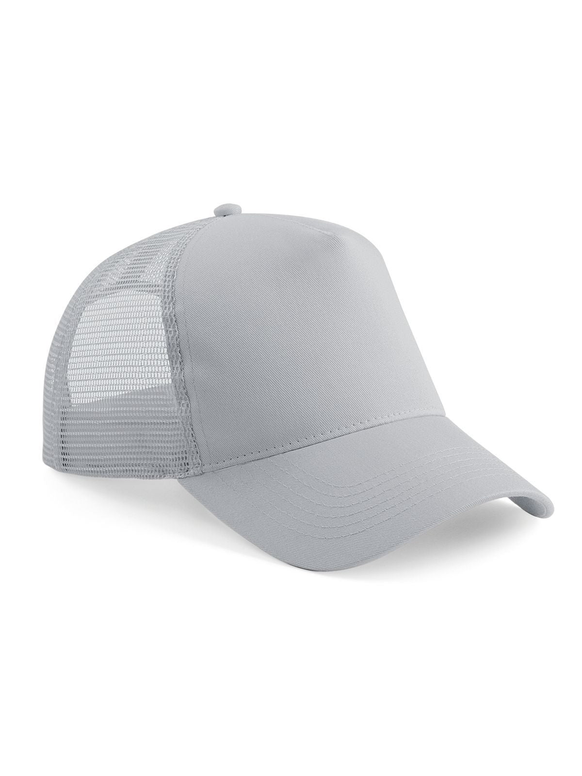Trucker Caps Snapback Trucker light Grau/light Grau bestickbar und bedruckbar – LA1970