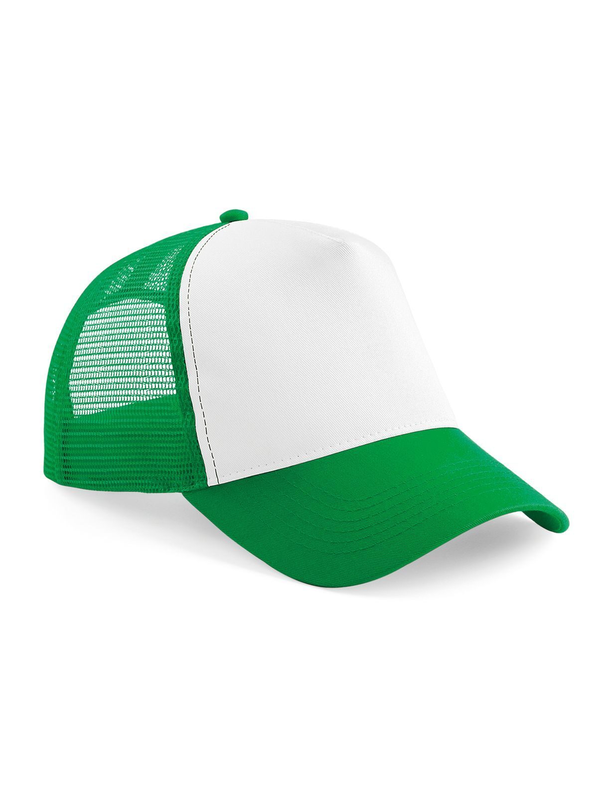 Trucker Caps Snapback Trucker pure green/Weiß bestickbar und bedruckbar – LA1970