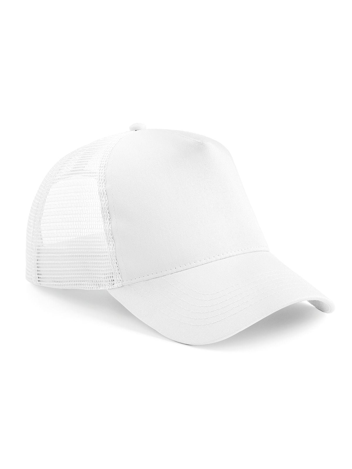 Trucker Caps Snapback Trucker Weiß/Weiß bestickbar und bedruckbar – LA1970