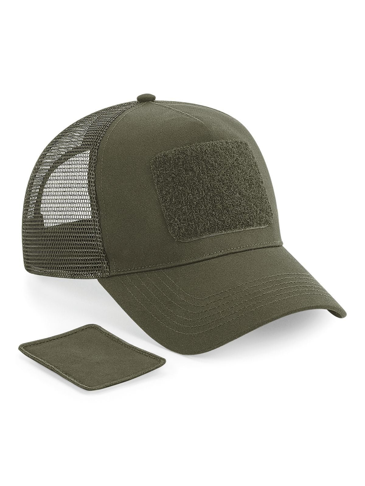 Trucker Caps Patch Snapback Trucker military green bestickbar und bedruckbar – LA1970