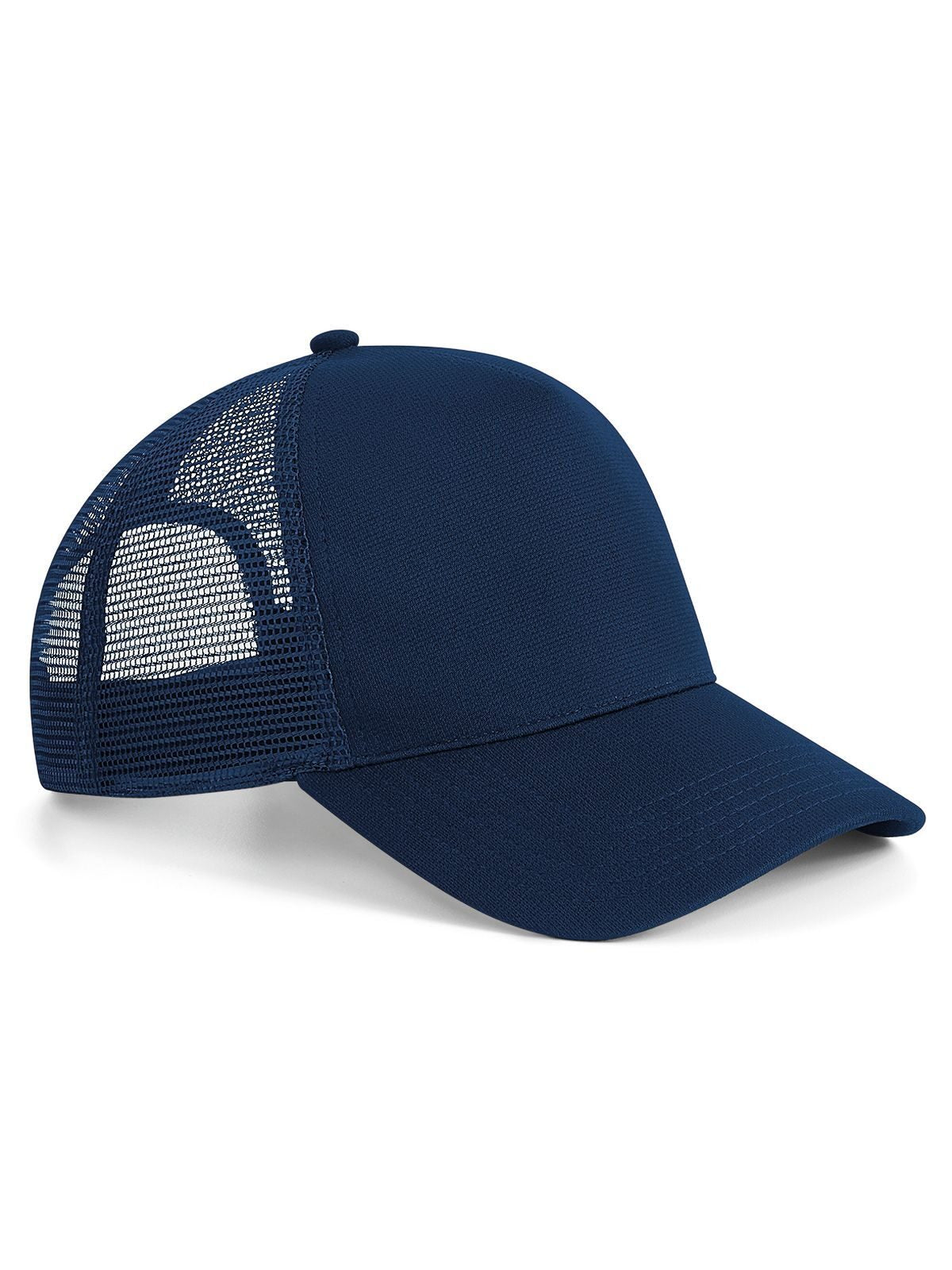 Trucker Caps Microknit Snapback Trucker Französisch Marineblau bestickbar und bedruckbar – LA1970