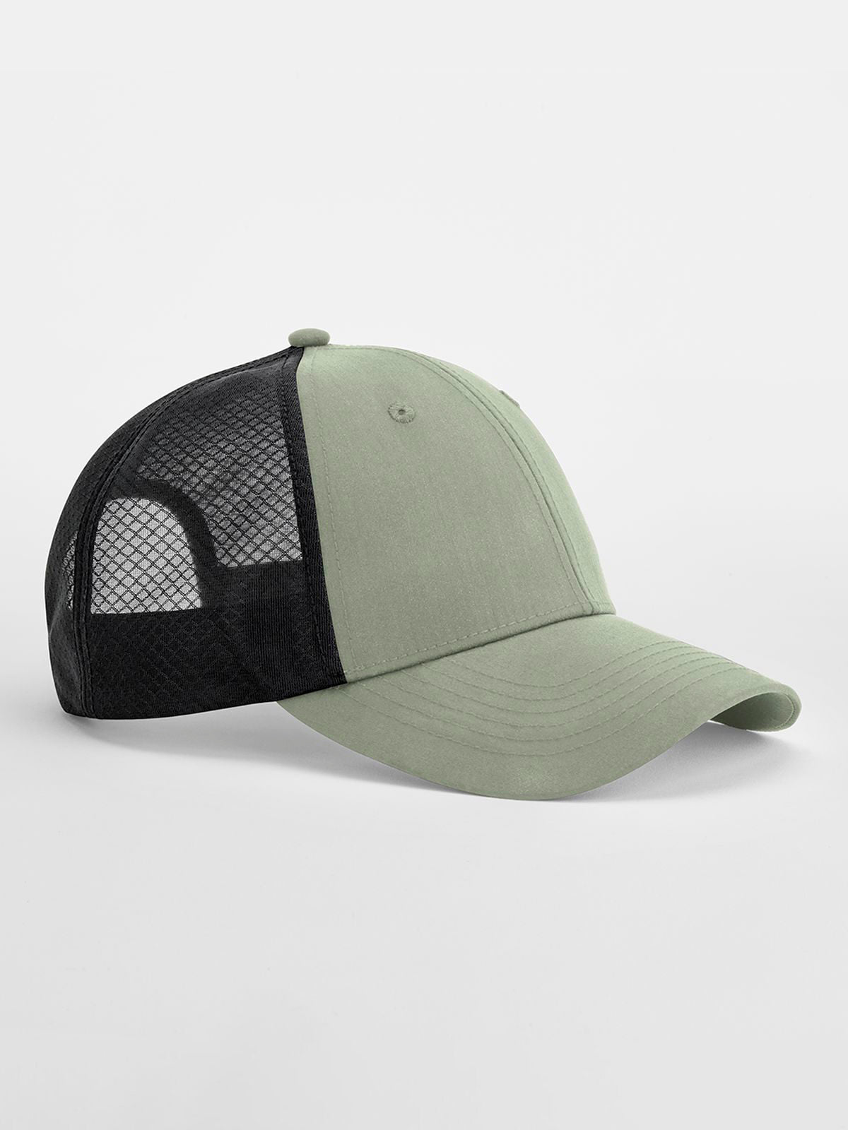 Trucker Caps Technical Mesh Trucker fresh green/Schwarz bestickbar und bedruckbar – LA1970