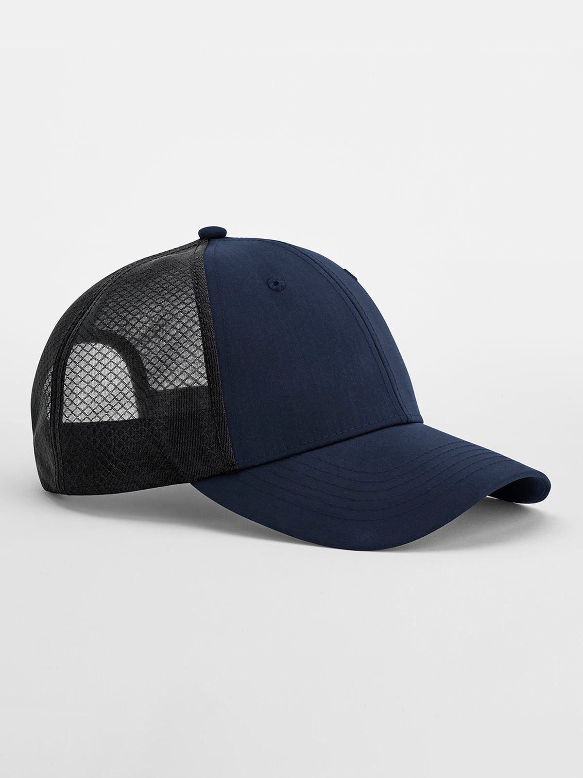 Trucker Caps Technical Mesh Trucker Marineblau/Schwarz bestickbar und bedruckbar – LA1970