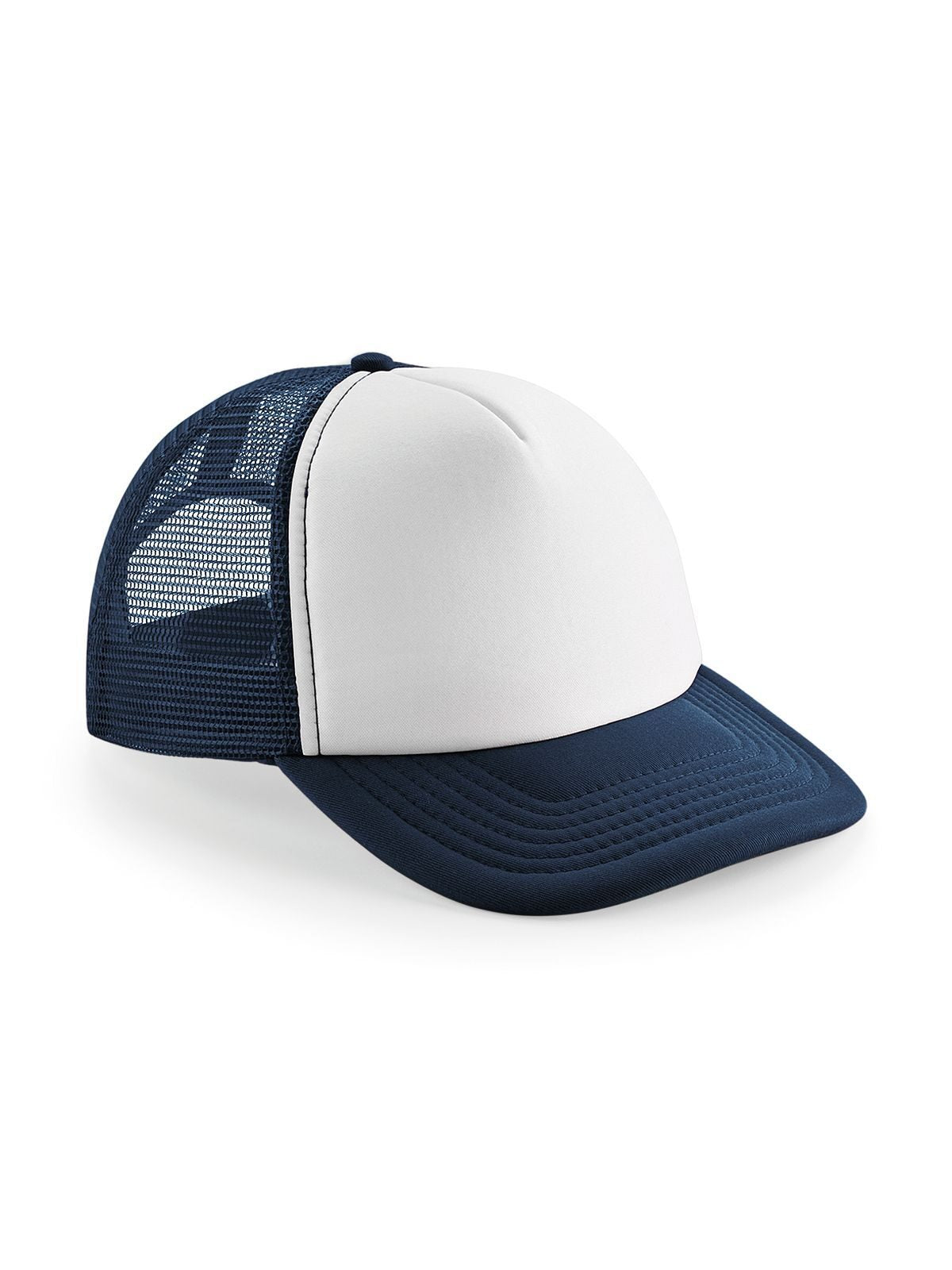 Trucker Caps Vintage Snapback Trucker french Marineblau/Weiß bestickbar und bedruckbar – LA1970