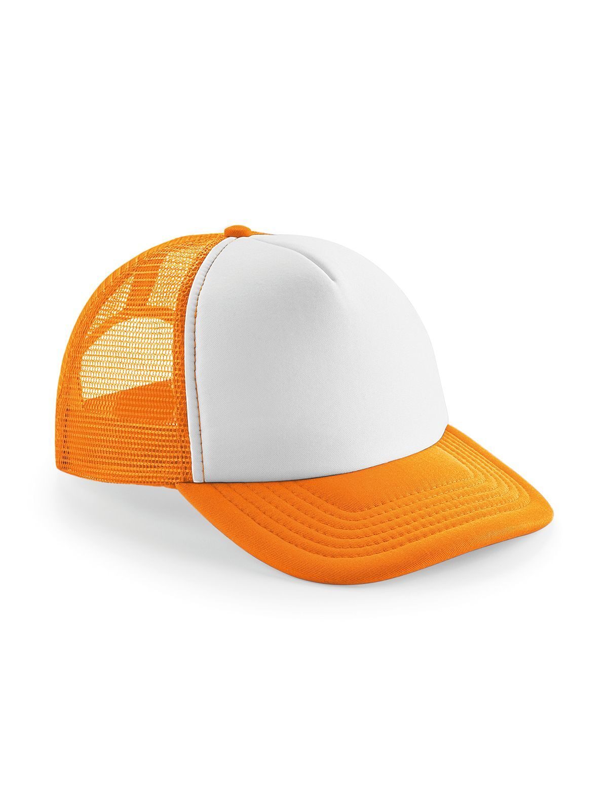 Trucker Caps Vintage Snapback Trucker orange/Weiß bestickbar und bedruckbar – LA1970