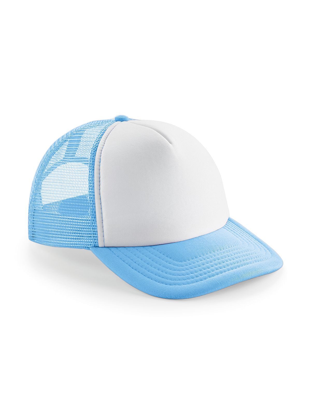 Trucker Caps Vintage Snapback Trucker sky blue/Weiß bestickbar und bedruckbar – LA1970