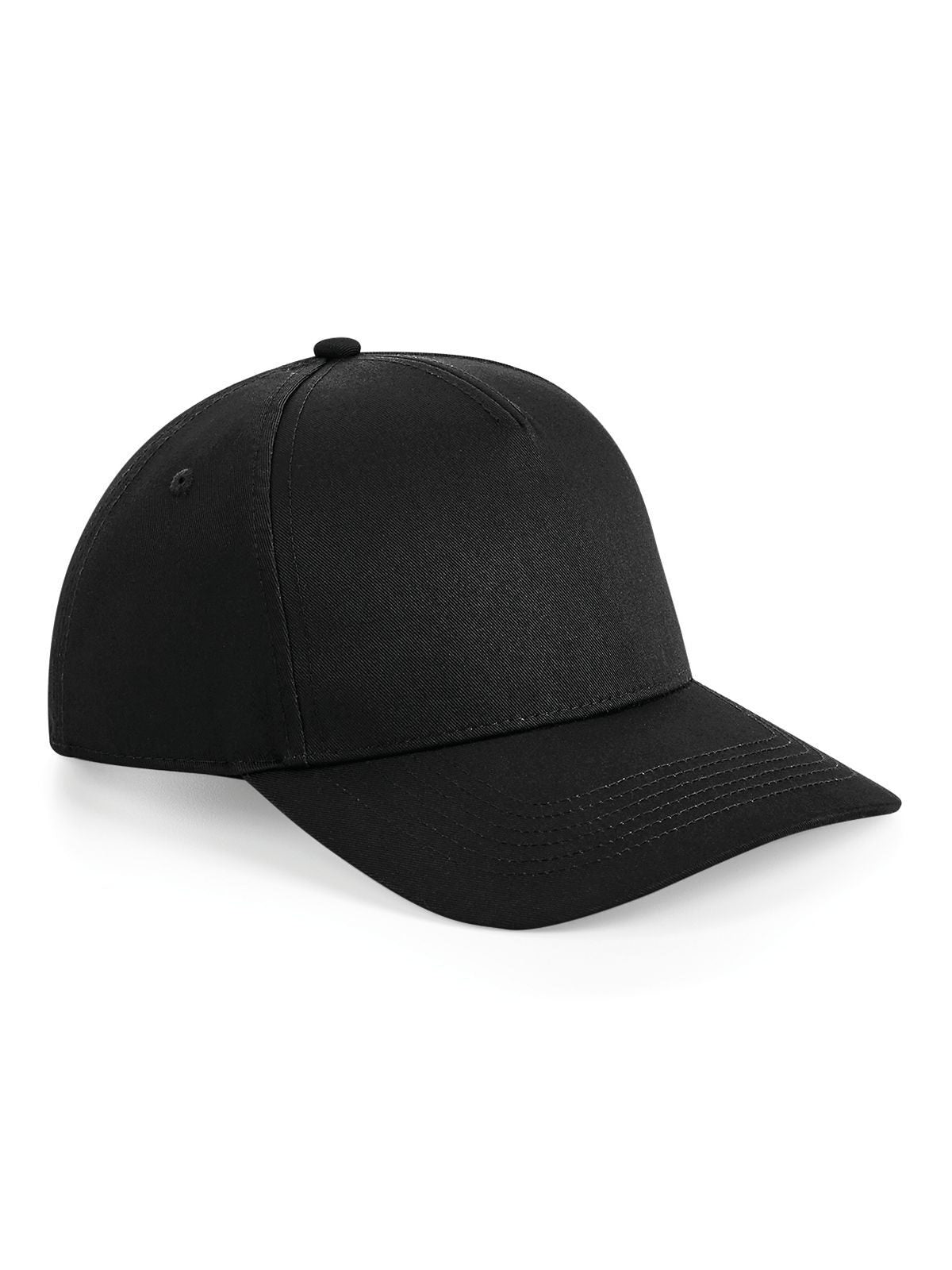Baseball Caps Urbanwear 5 Panel Snapback Schwarz bestickbar und bedruckbar – LA1970