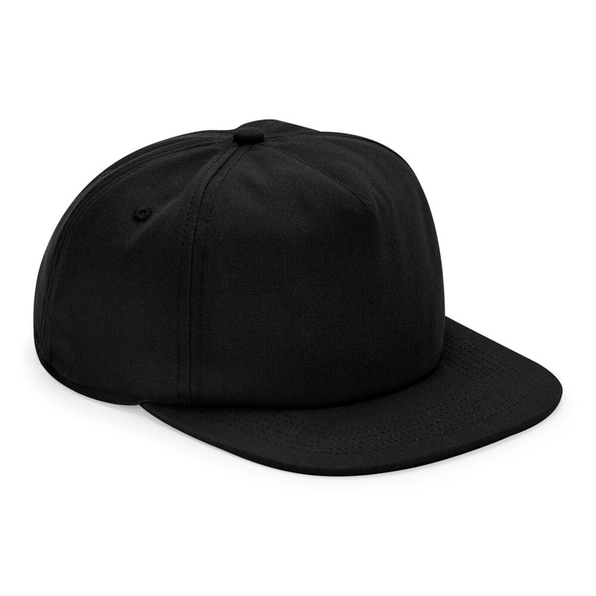 Baseball Caps Organic Cotton Unstructured 5 Panel Cap Schwarz bestickbar und bedruckbar – LA1970