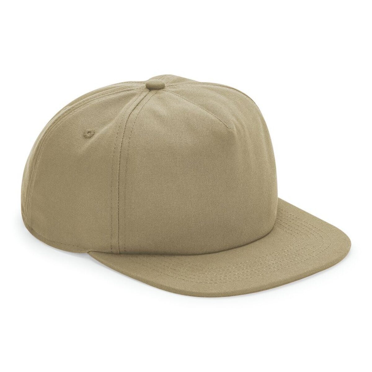 Baseball Caps Organic Cotton Unstructured 5 Panel Cap desert sand bestickbar und bedruckbar – LA1970