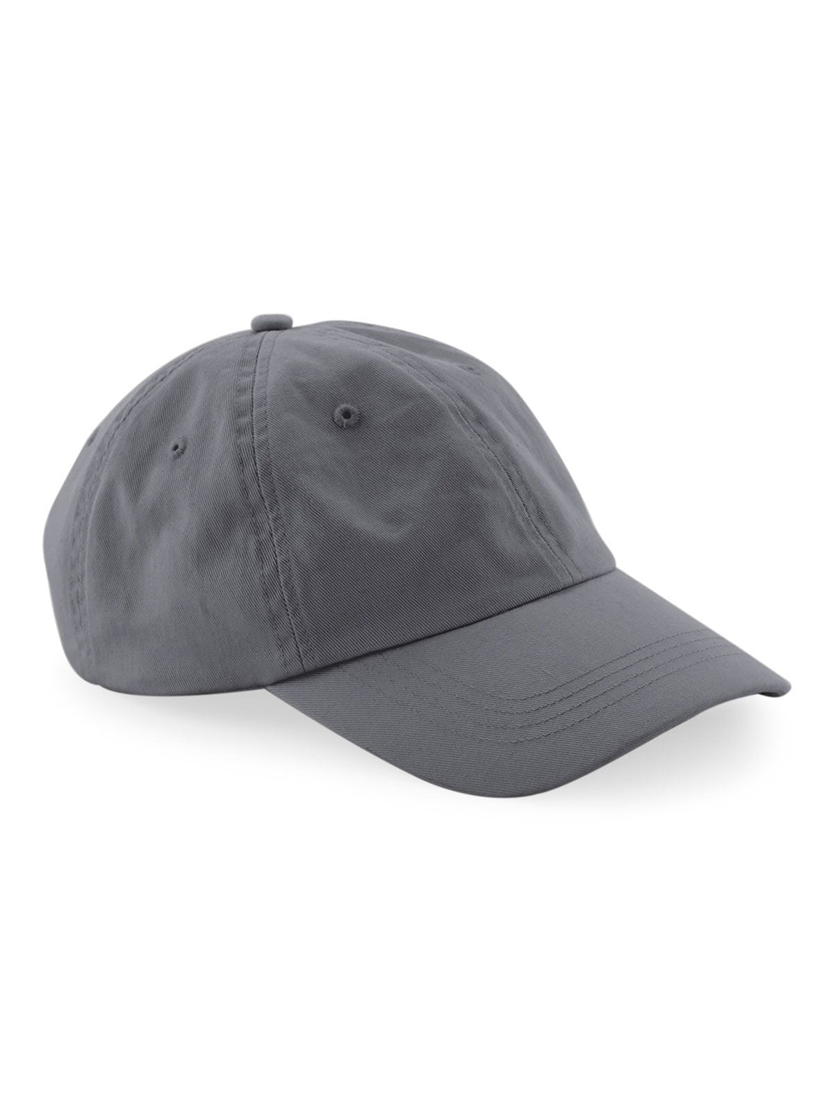 Baseball Caps Organic Cotton 6 Panel Dad Cap graphite Grau bestickbar und bedruckbar – LA1970