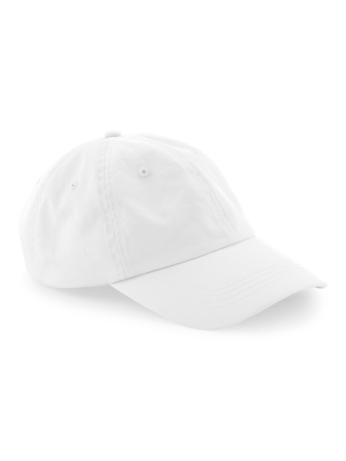 Baseball Caps Organic Cotton 6 Panel Dad Cap Weiß bestickbar und bedruckbar – LA1970