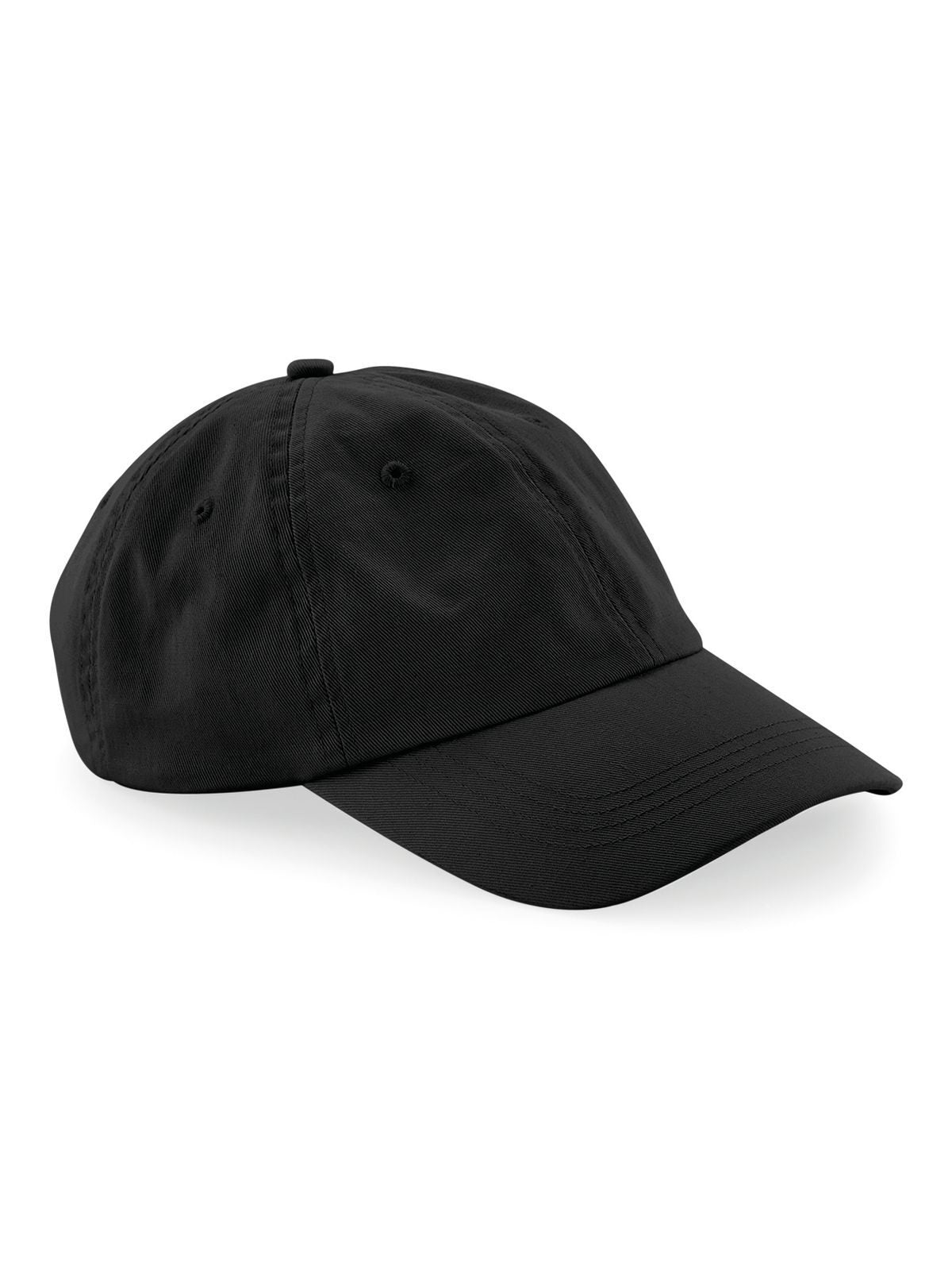Baseball Caps Low Profile 6 Panel Dad Cap Schwarz bestickbar und bedruckbar – LA1970