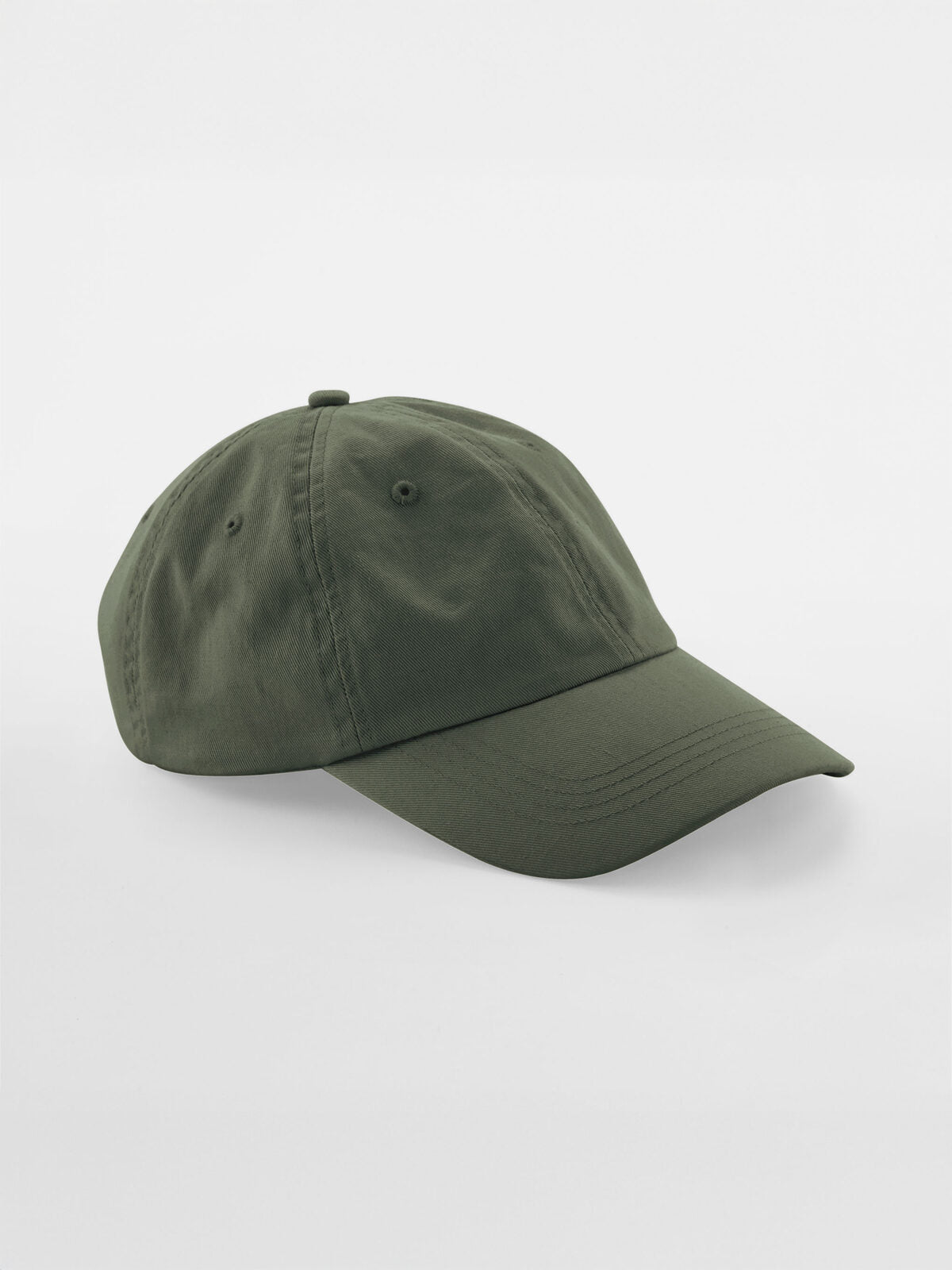 Baseball Caps Low Profile 6 Panel Dad Cap olive green bestickbar und bedruckbar – LA1970