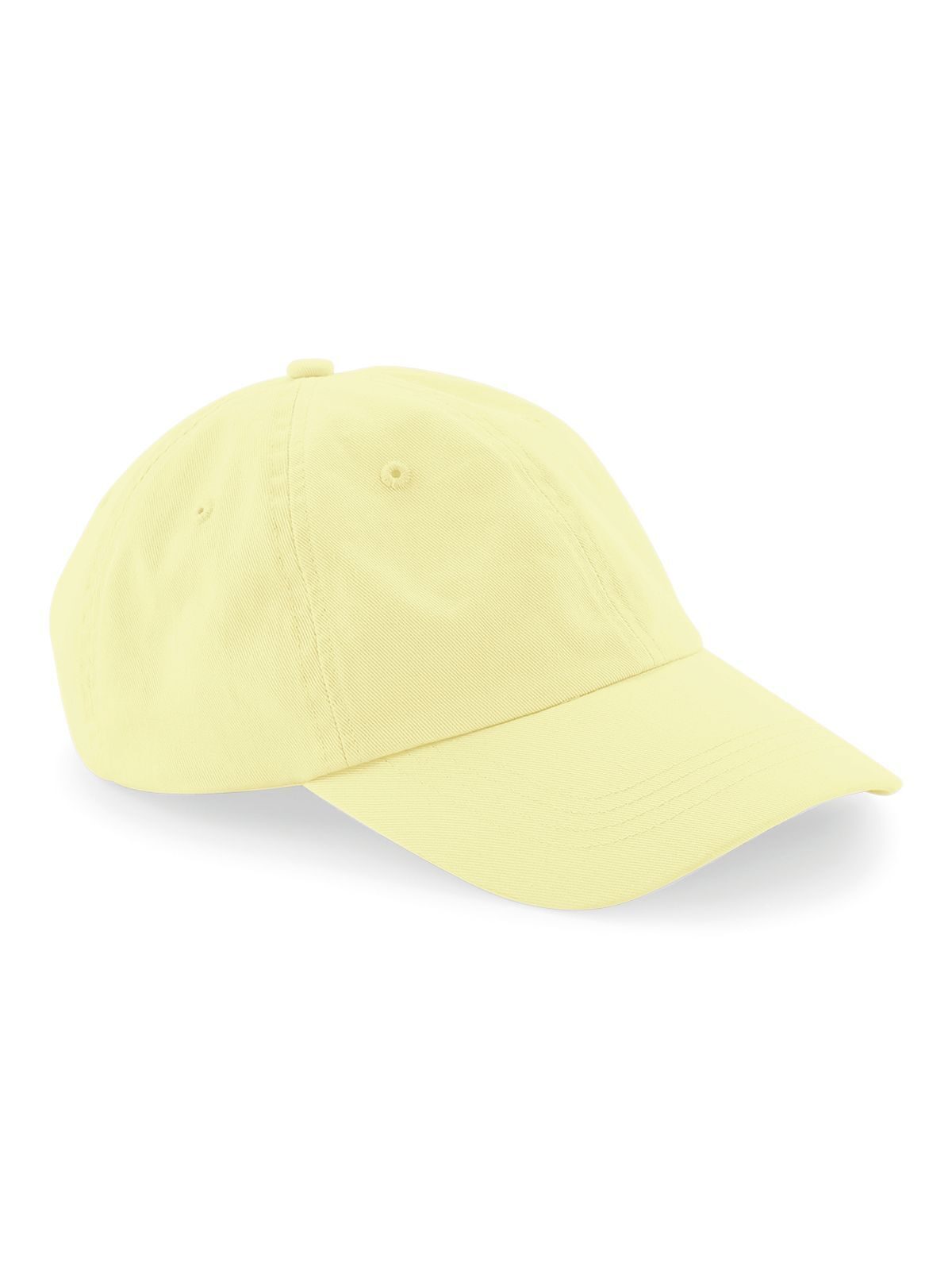 Baseball Caps Low Profile 6 Panel Dad Cap pastel lemon bestickbar und bedruckbar – LA1970