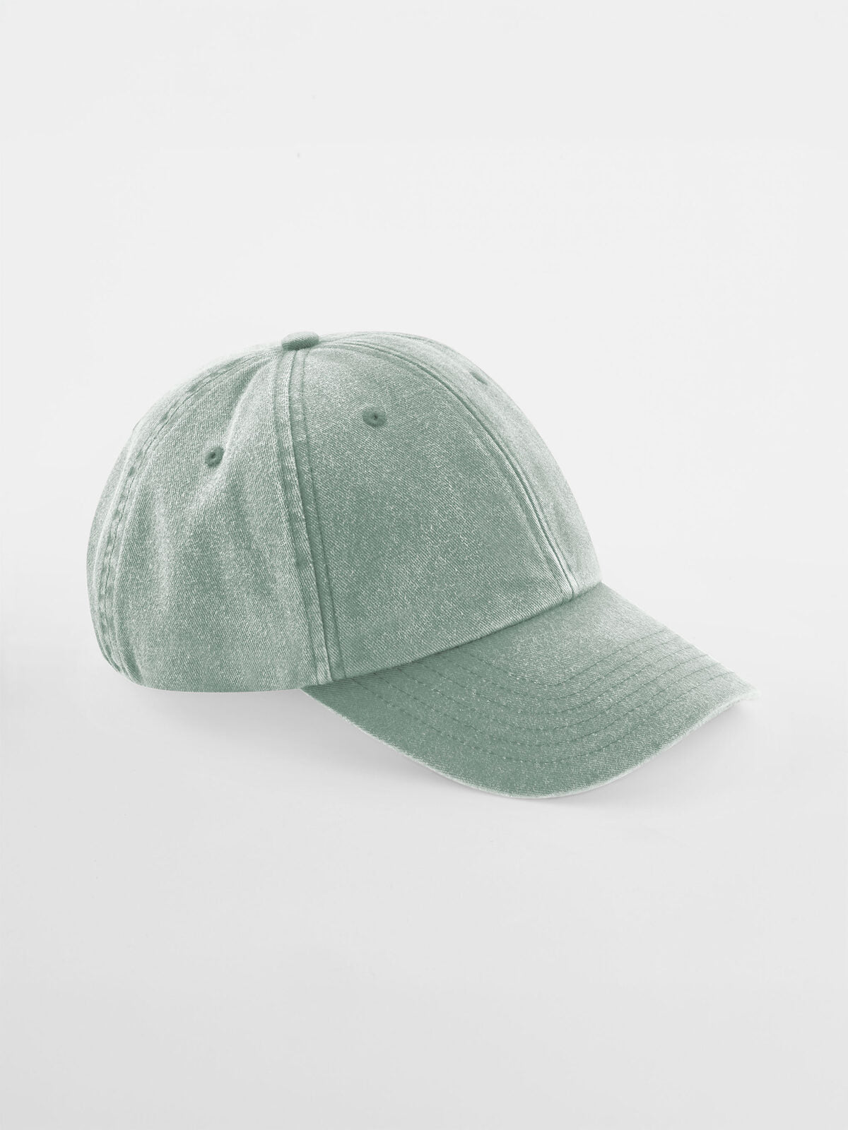 Baseball Caps Junior Low Profile Vintage Cap vintage sage green bestickbar und bedruckbar – LA1970