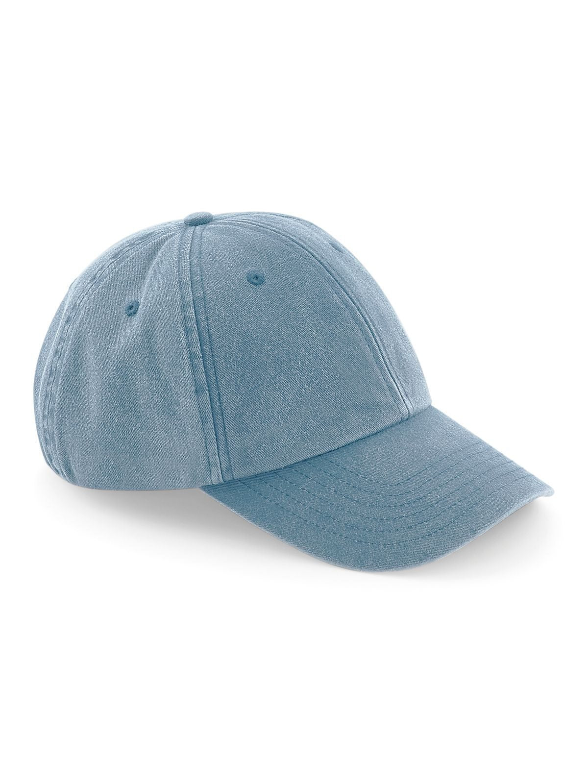 Baseball Caps Low Profile Vintage Cap Vintage Light Denim bestickbar und bedruckbar – LA1970