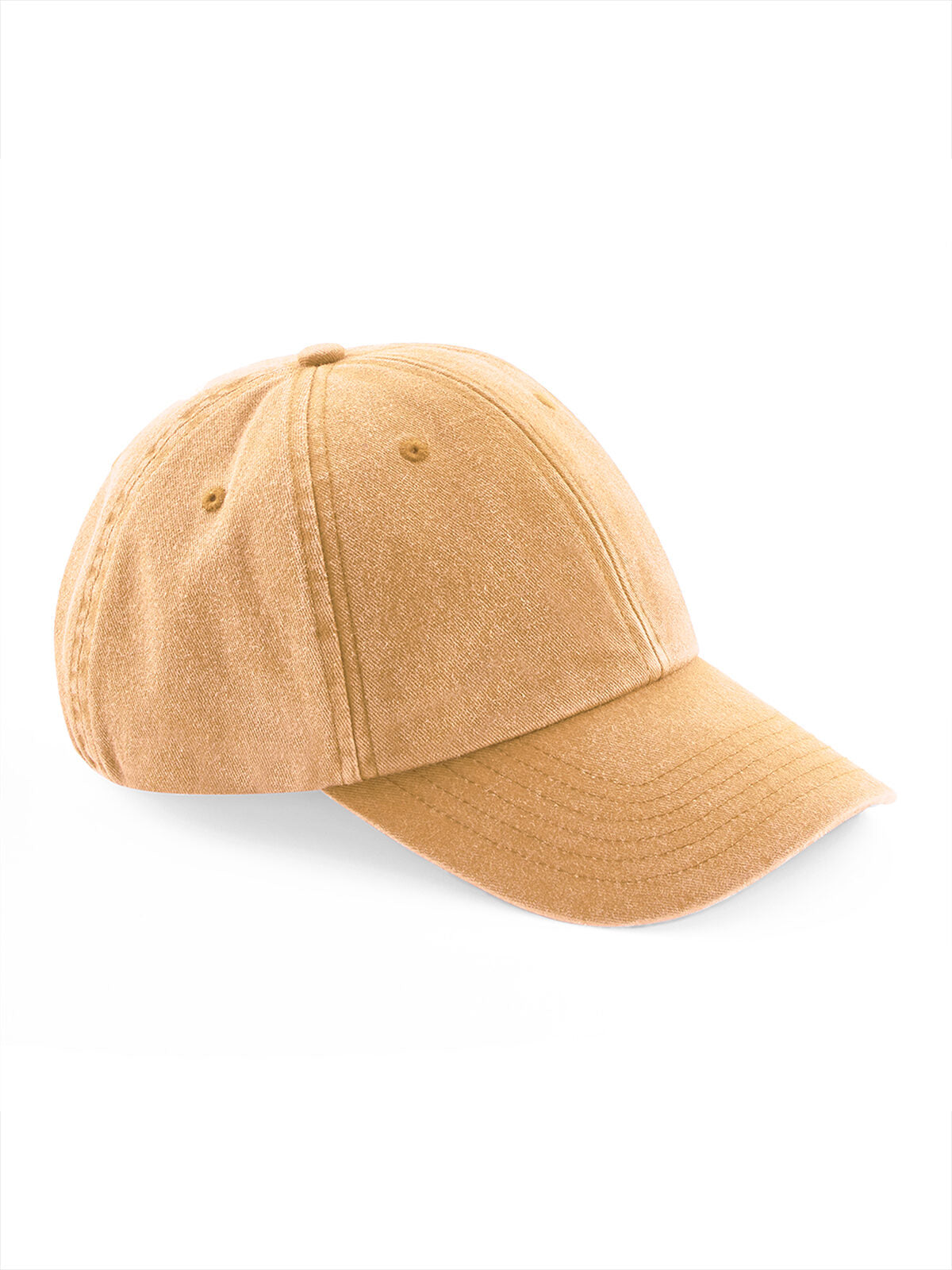 Baseball Caps Low Profile Vintage Cap vintage mustard bestickbar und bedruckbar – LA1970