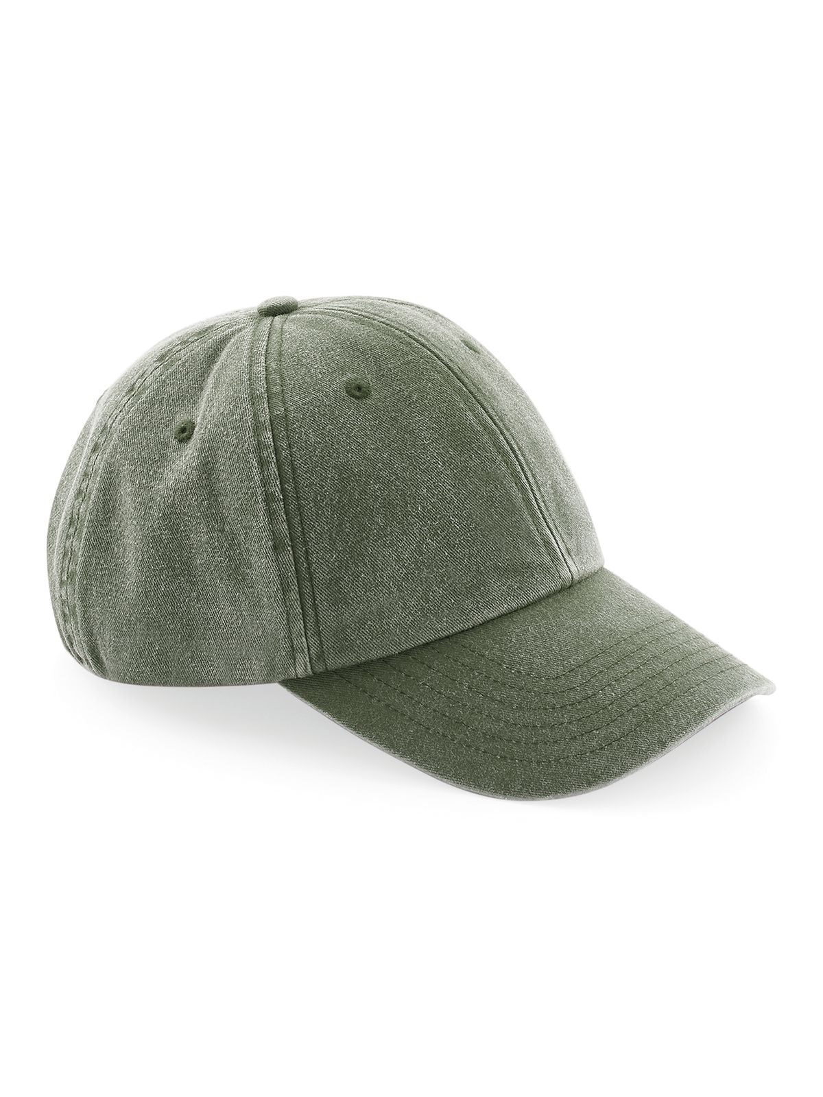 Baseball Caps Low Profile Vintage Cap vintage olive bestickbar und bedruckbar – LA1970