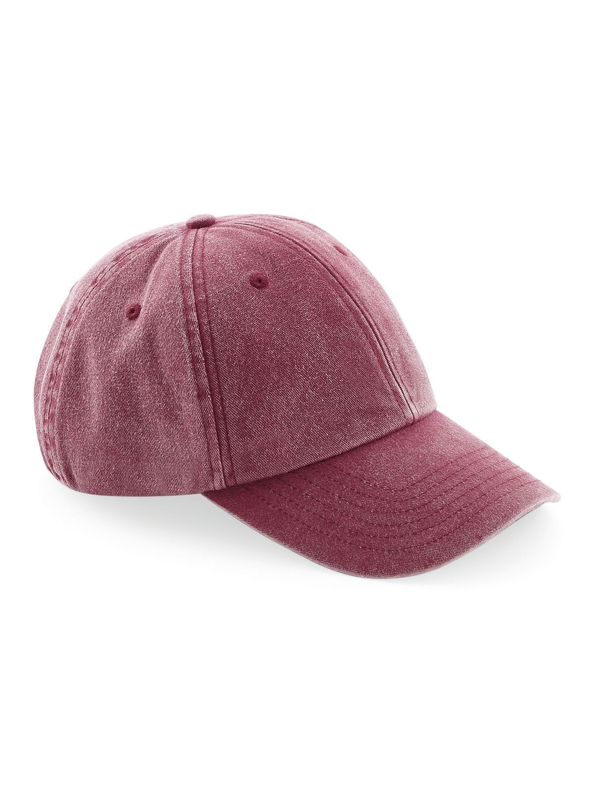Baseball Caps Low Profile Vintage Cap vintage Rot bestickbar und bedruckbar – LA1970