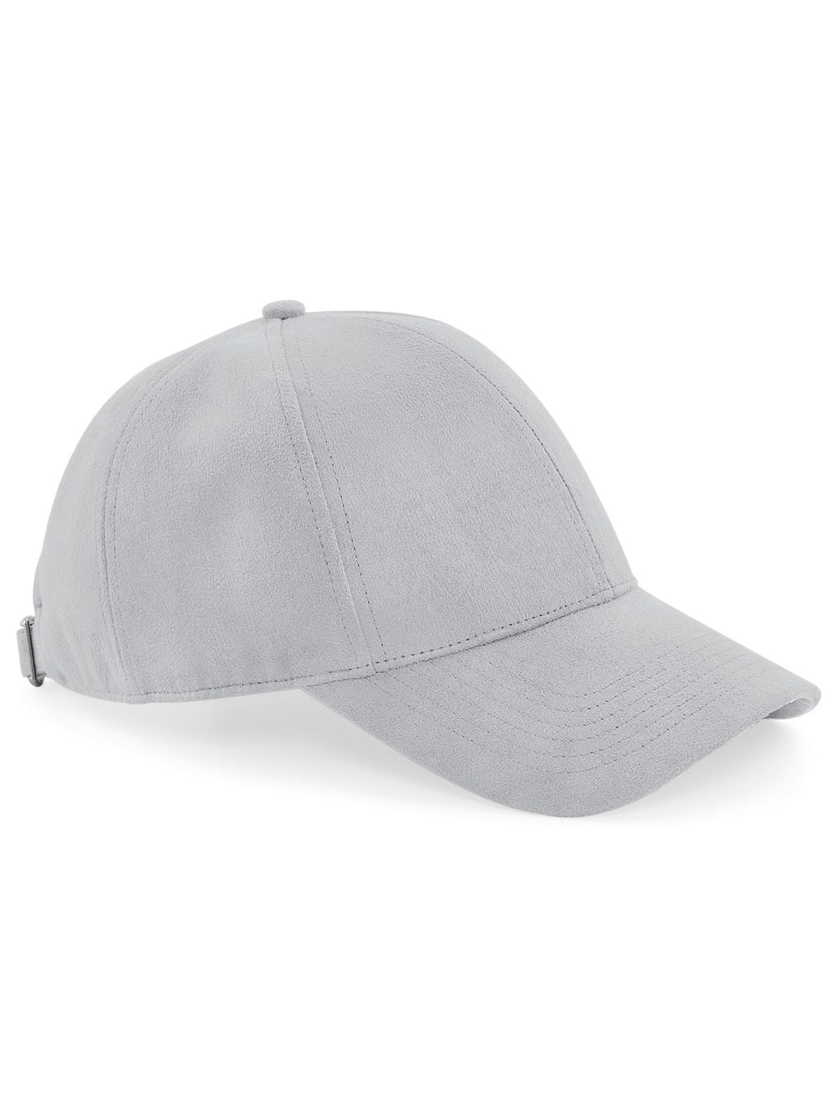 Baseball Caps Faux Suede 6 Panel Cap Hellgrau bestickbar und bedruckbar – LA1970