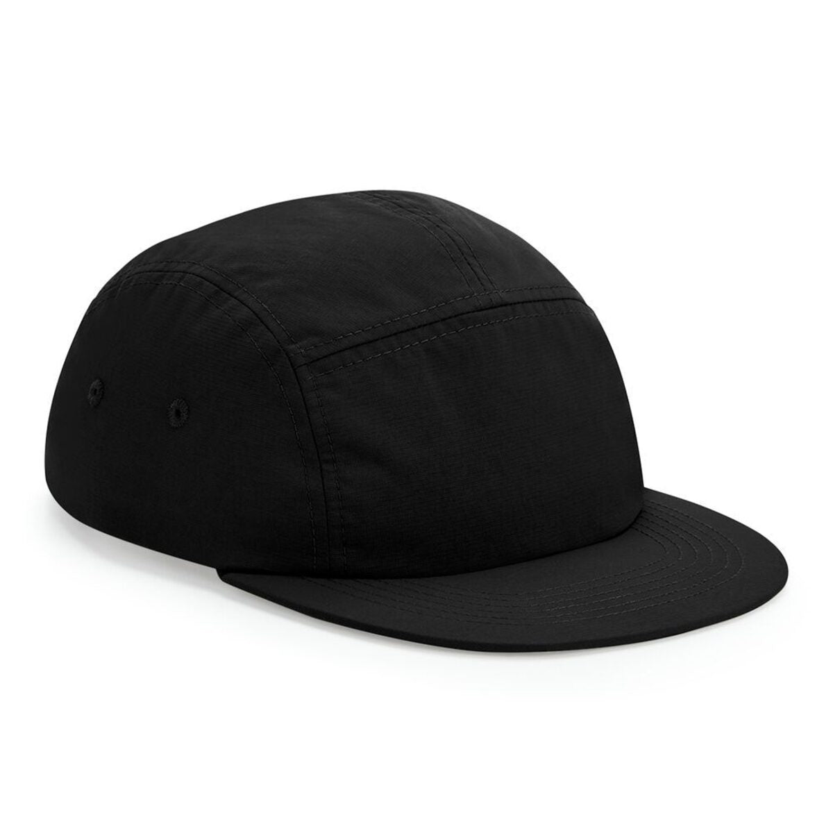 Baseball Caps Outdoor 5 Panel Camper Cap Schwarz bestickbar und bedruckbar – LA1970