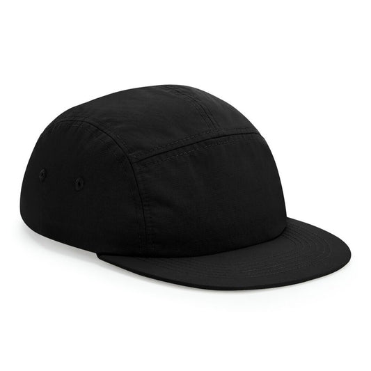 Baseball Caps Outdoor 5 Panel Camper Cap Schwarz bestickbar und bedruckbar – LA1970