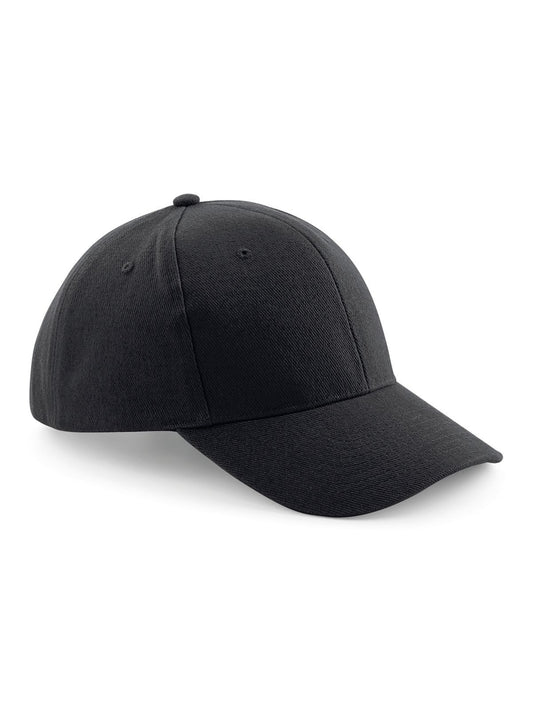 Baseball Caps Pro-Style Heavy Brushed Cotton Cap Schwarz bestickbar und bedruckbar – LA1970