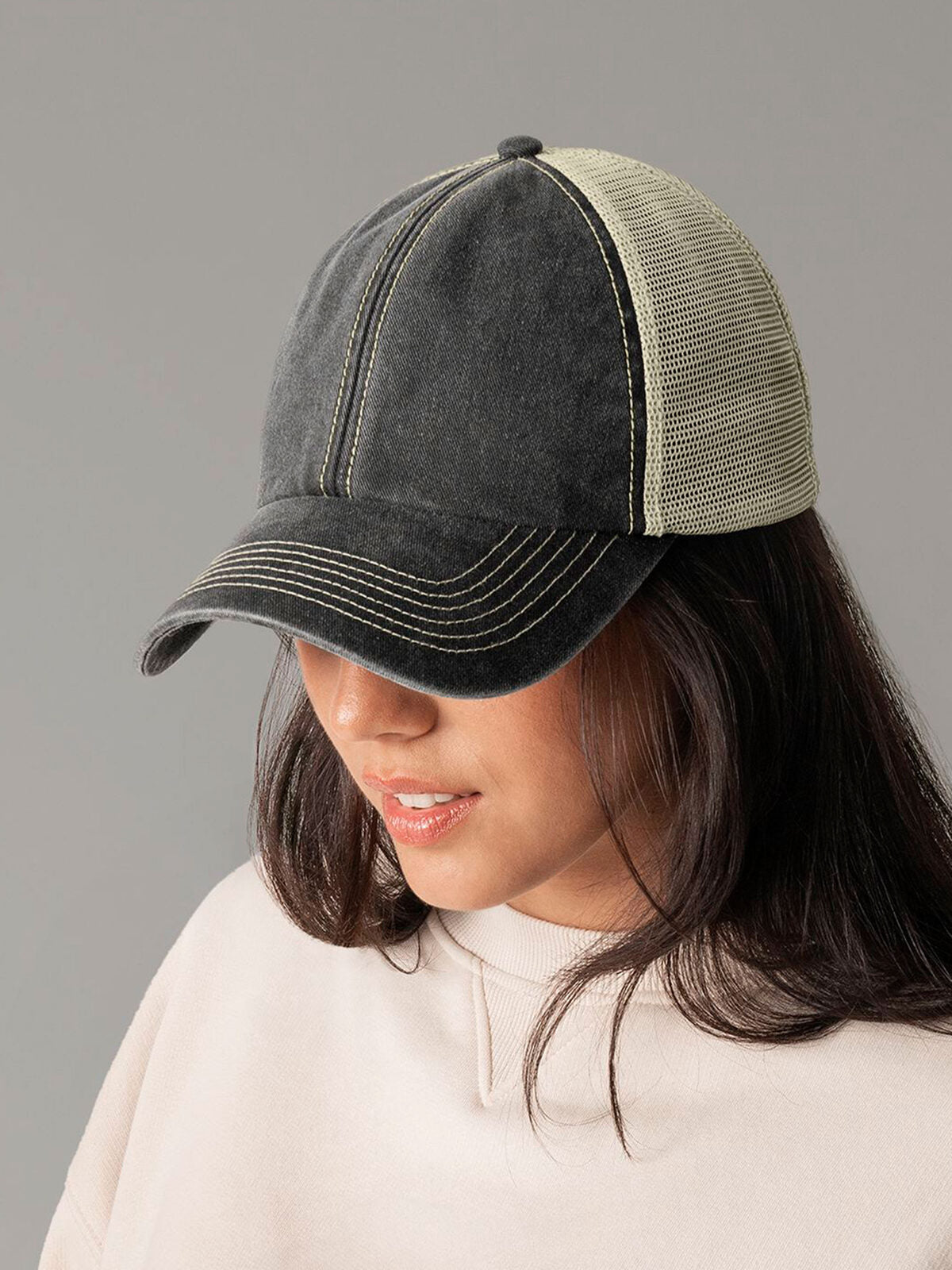 Trucker Caps 6 Panel Vintage Trucker  bestickbar und bedruckbar – LA1970