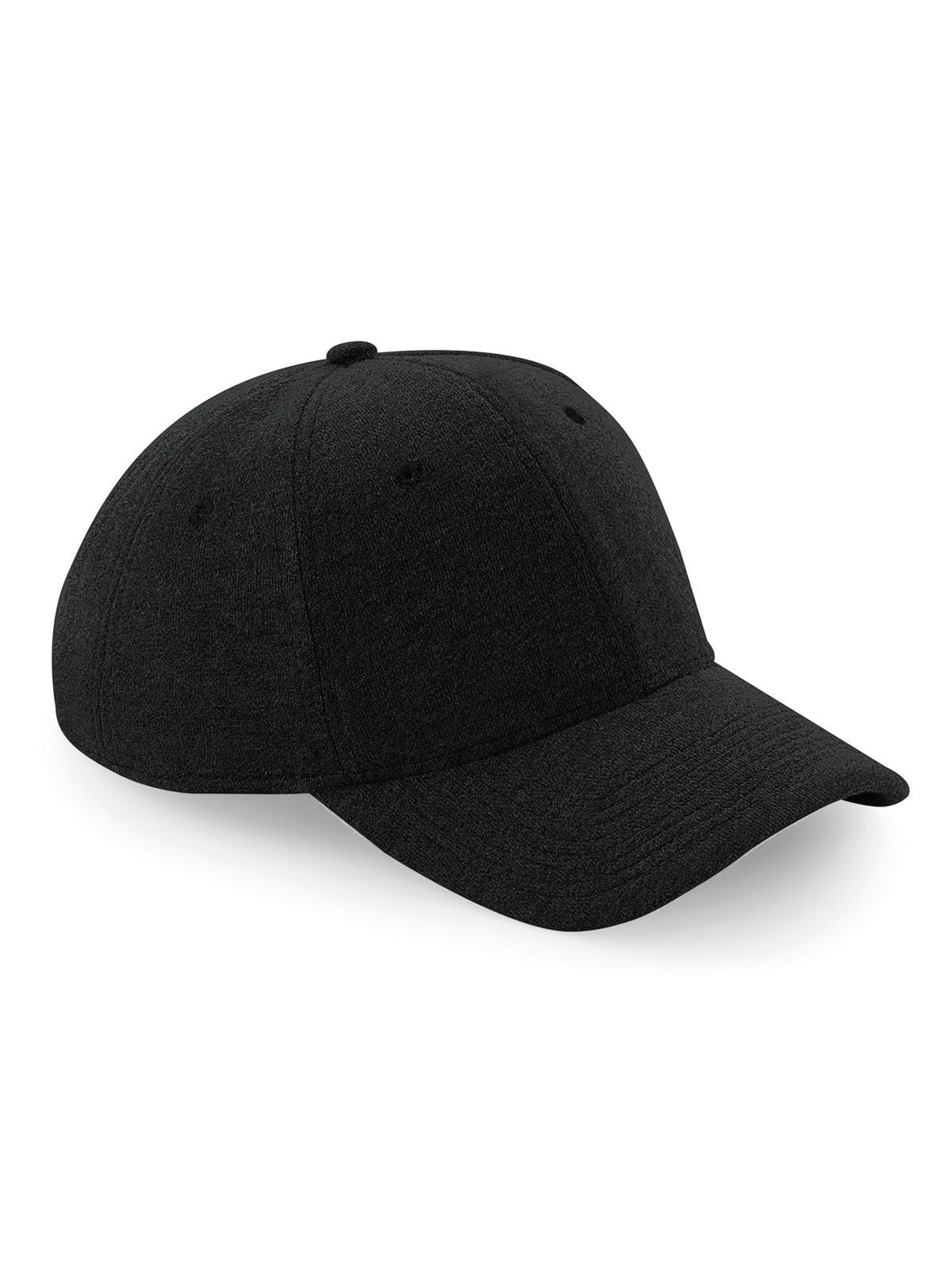 Baseball Caps Jersey Athleisure Baseball Cap Schwarz bestickbar und bedruckbar – LA1970