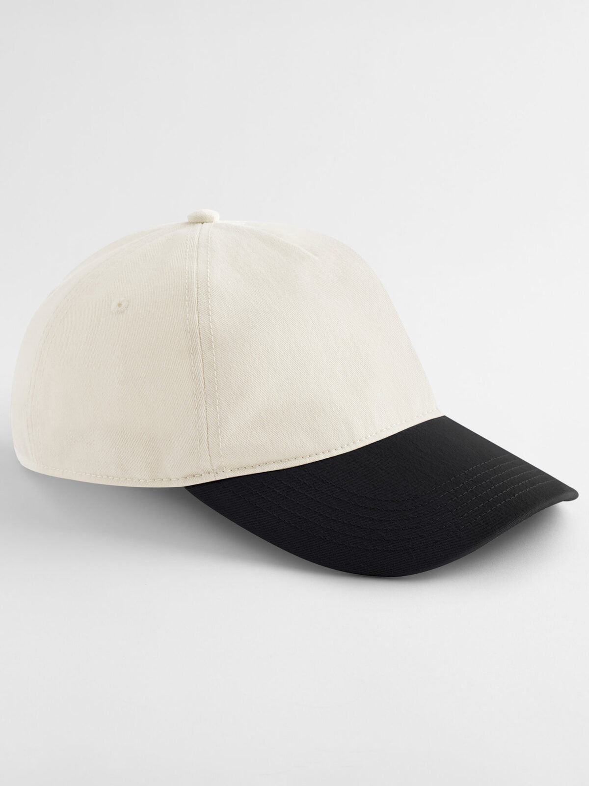 Baseball Cap Contrast Peak Leisure Cap – individuell veredelbar | LA1970 in natural/black