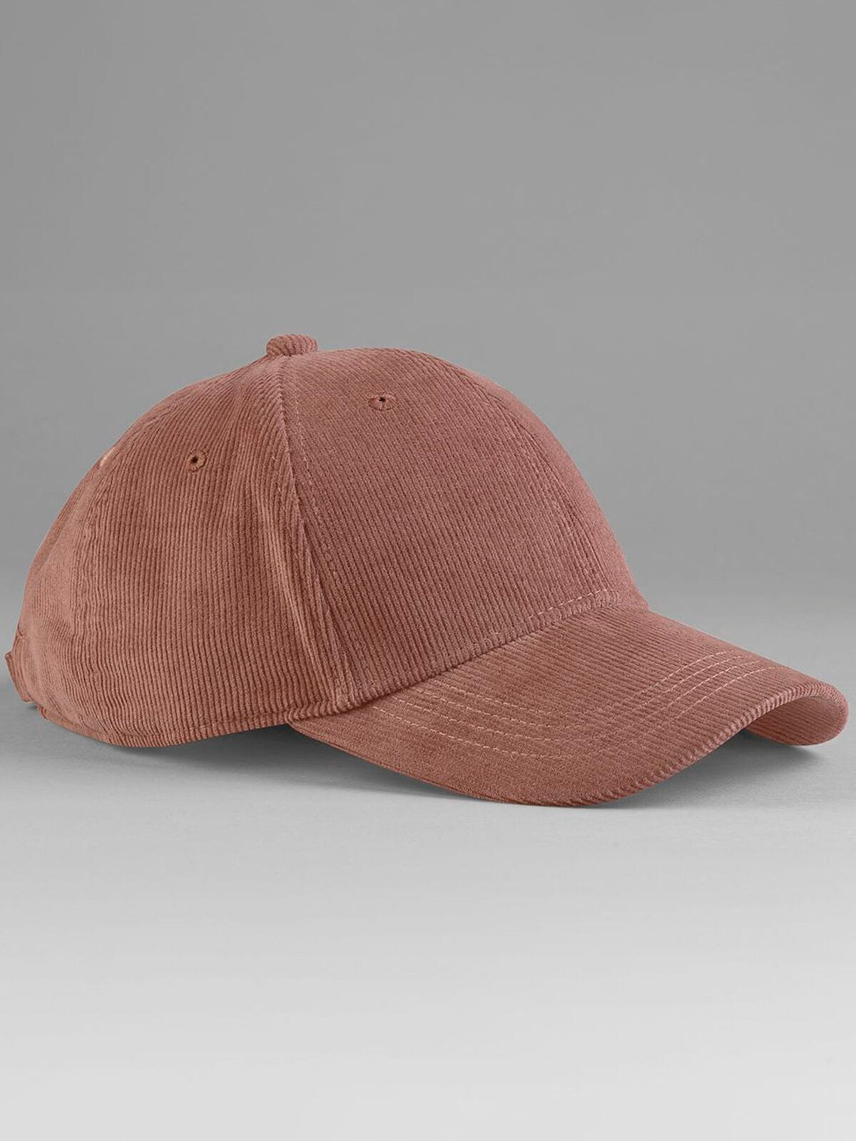 Baseball Caps EarthAware® Organic Cord Baseball Cap Rotwoood bestickbar und bedruckbar – LA1970