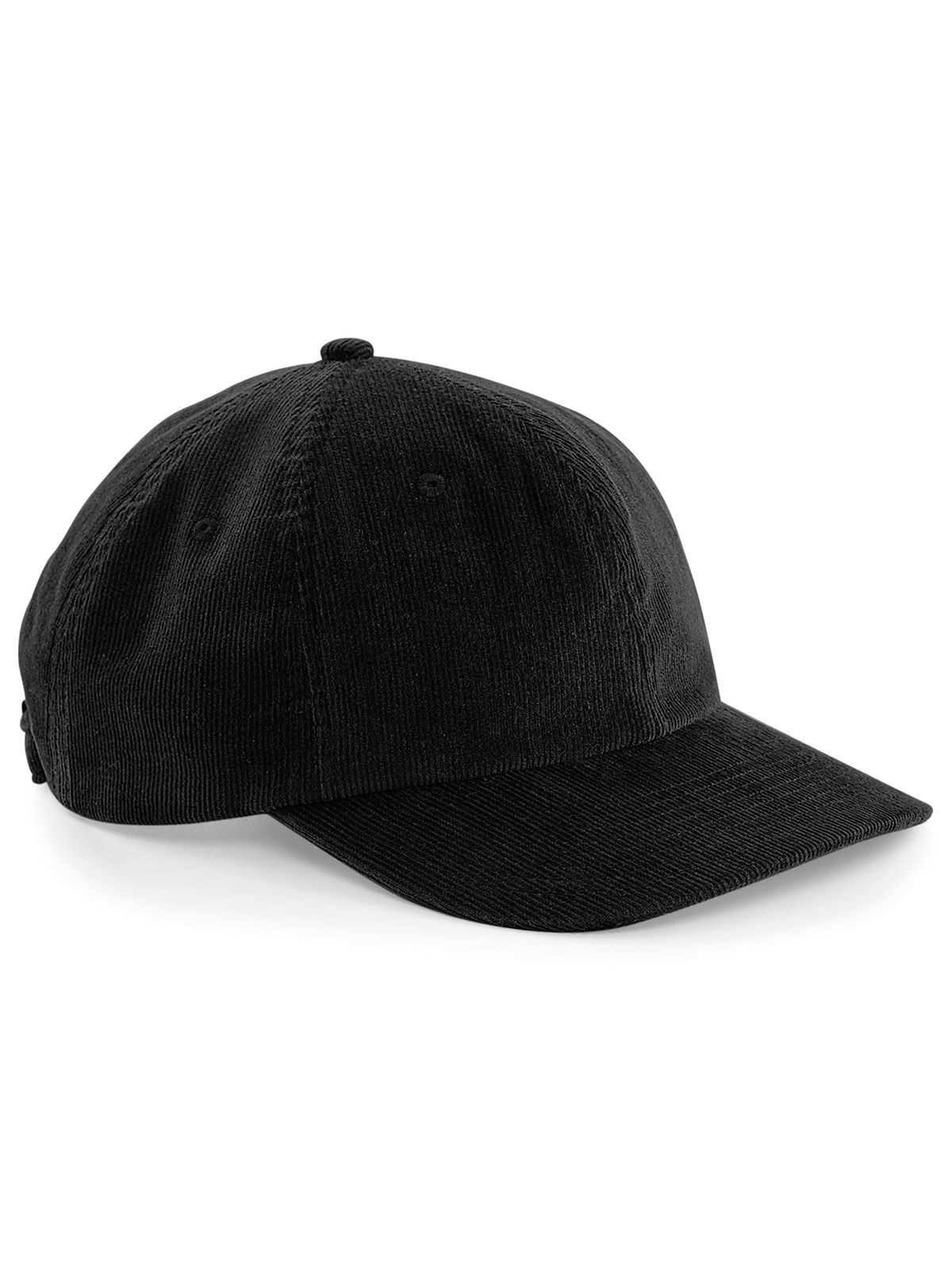 Baseball Caps Heritage Cord Cap Schwarz bestickbar und bedruckbar – LA1970