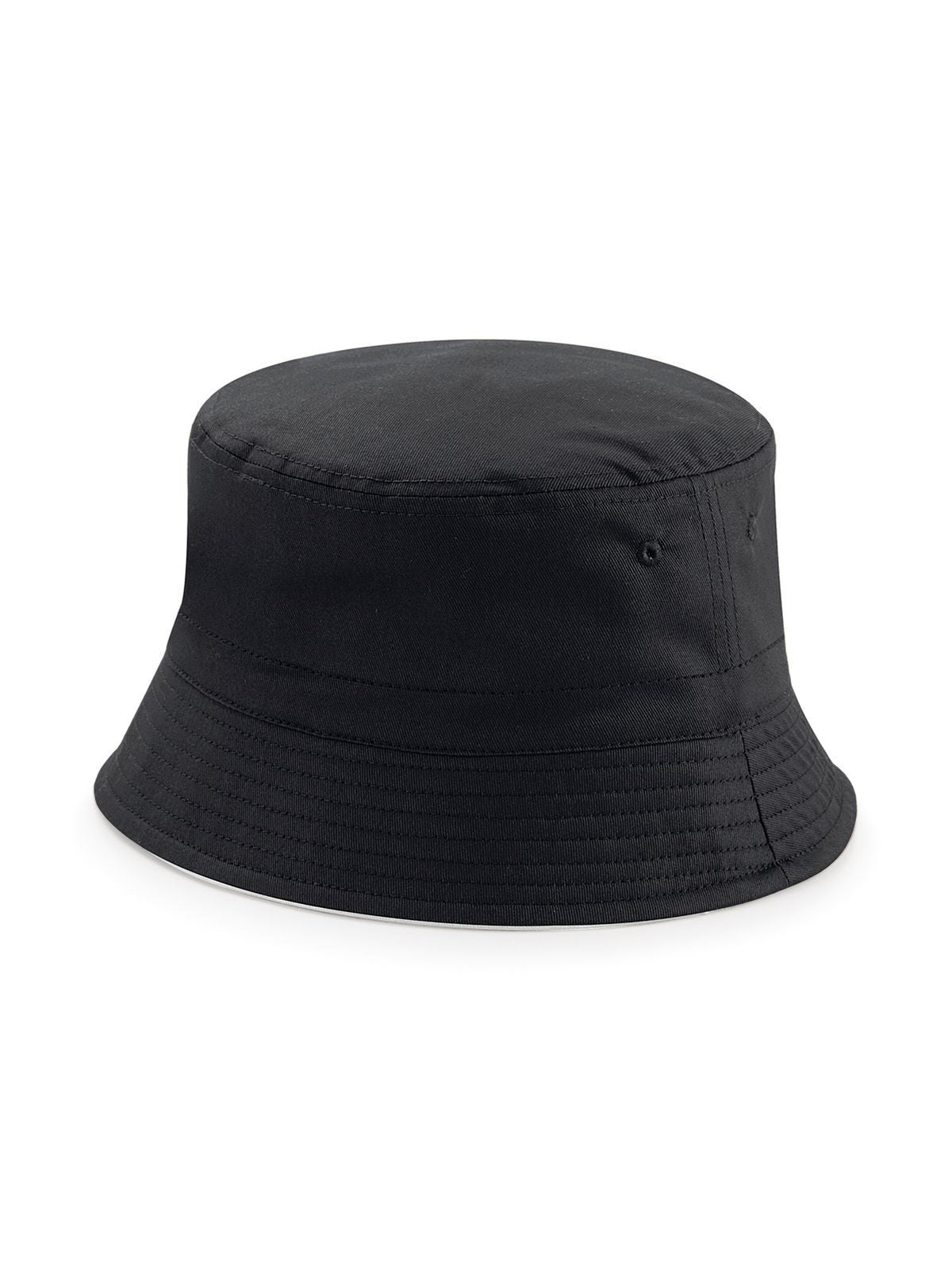 Bucket Hats Reversible Bucket Hat Schwarz/light Grau bestickbar und bedruckbar – LA1970