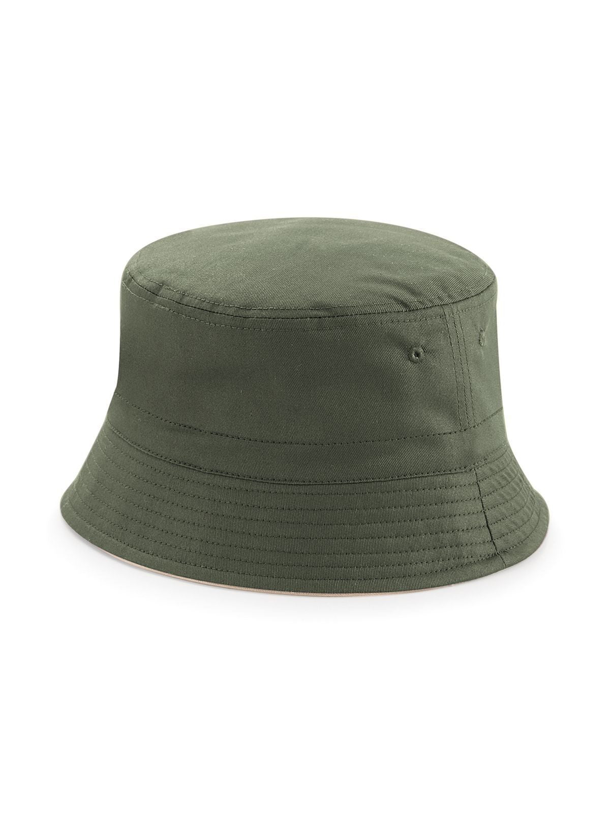 Bucket Hats Reversible Bucket Hat olive green/stone bestickbar und bedruckbar – LA1970