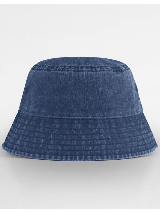 Bucket Hat Junior Vintage in vintage denim – individuell veredelbar | LA1970